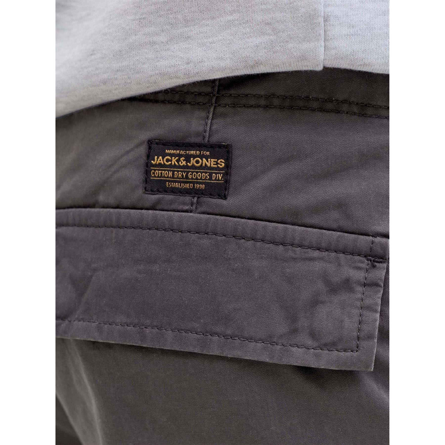 Jack and Jones Cole Frank Solid Cargo Shorts