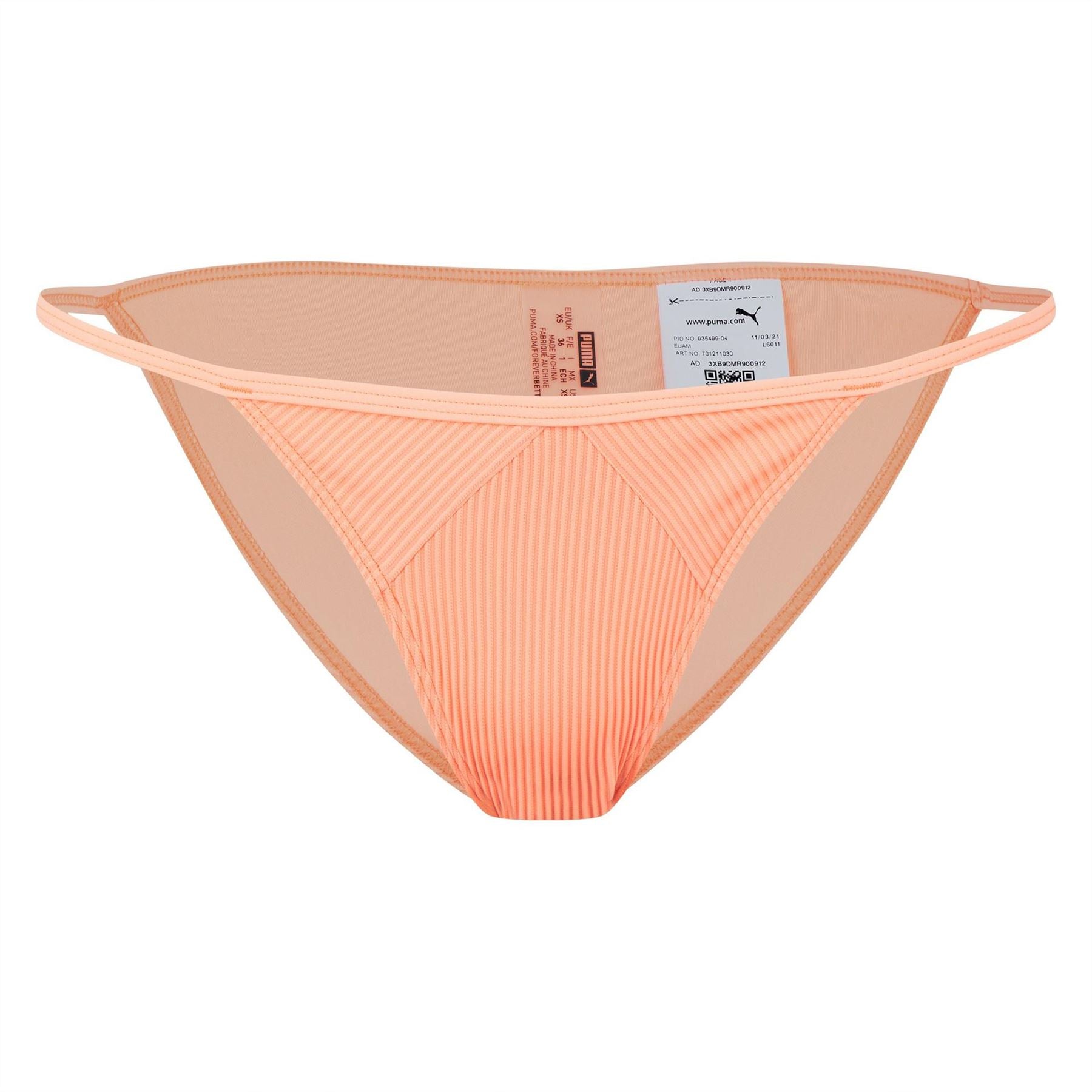 Puma Seamless Ribbed Tanga Bikini Bottom