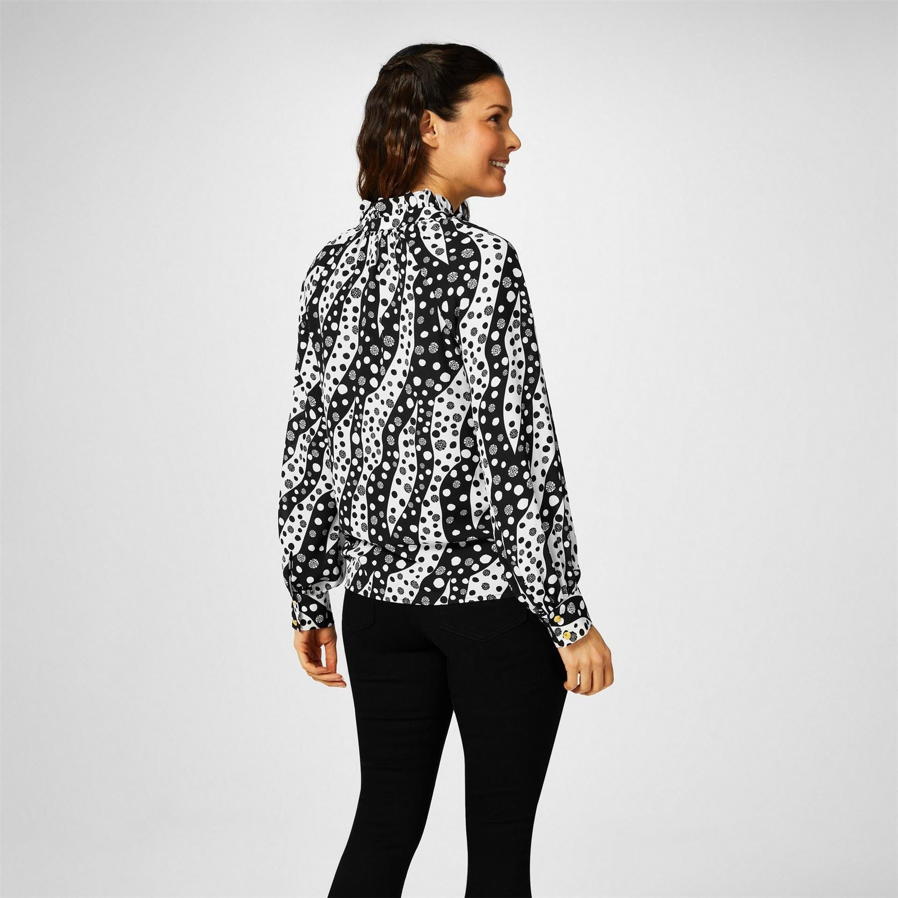 Biba Neck Blouse