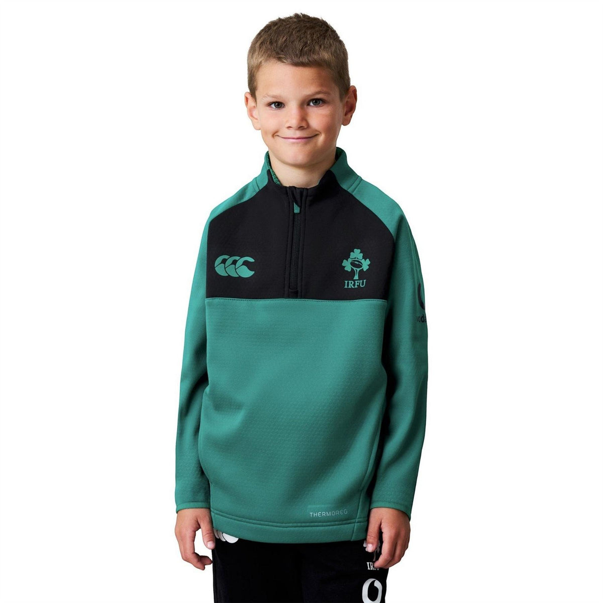Canterbury Ireland Half Zip Top Junior