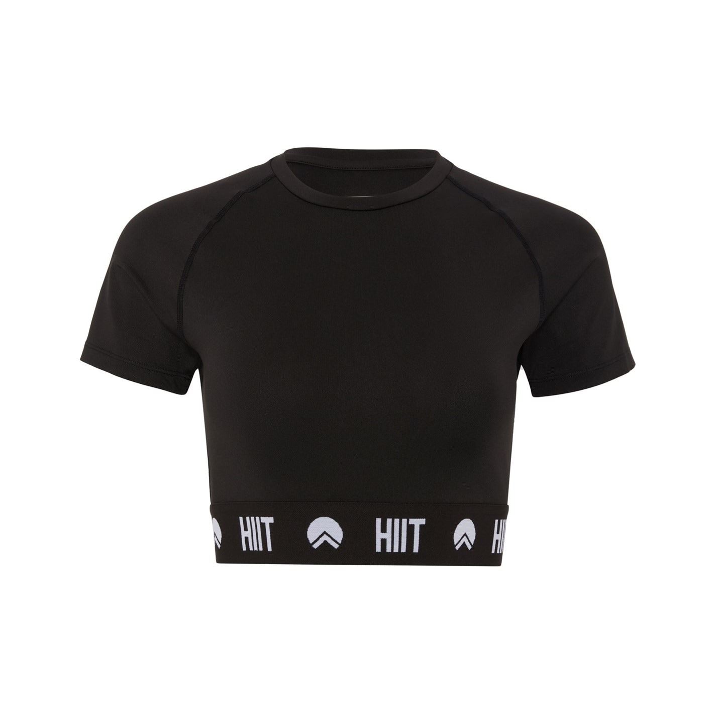 HIIT Cropped Crew Neck Slim Fit T-Shirt