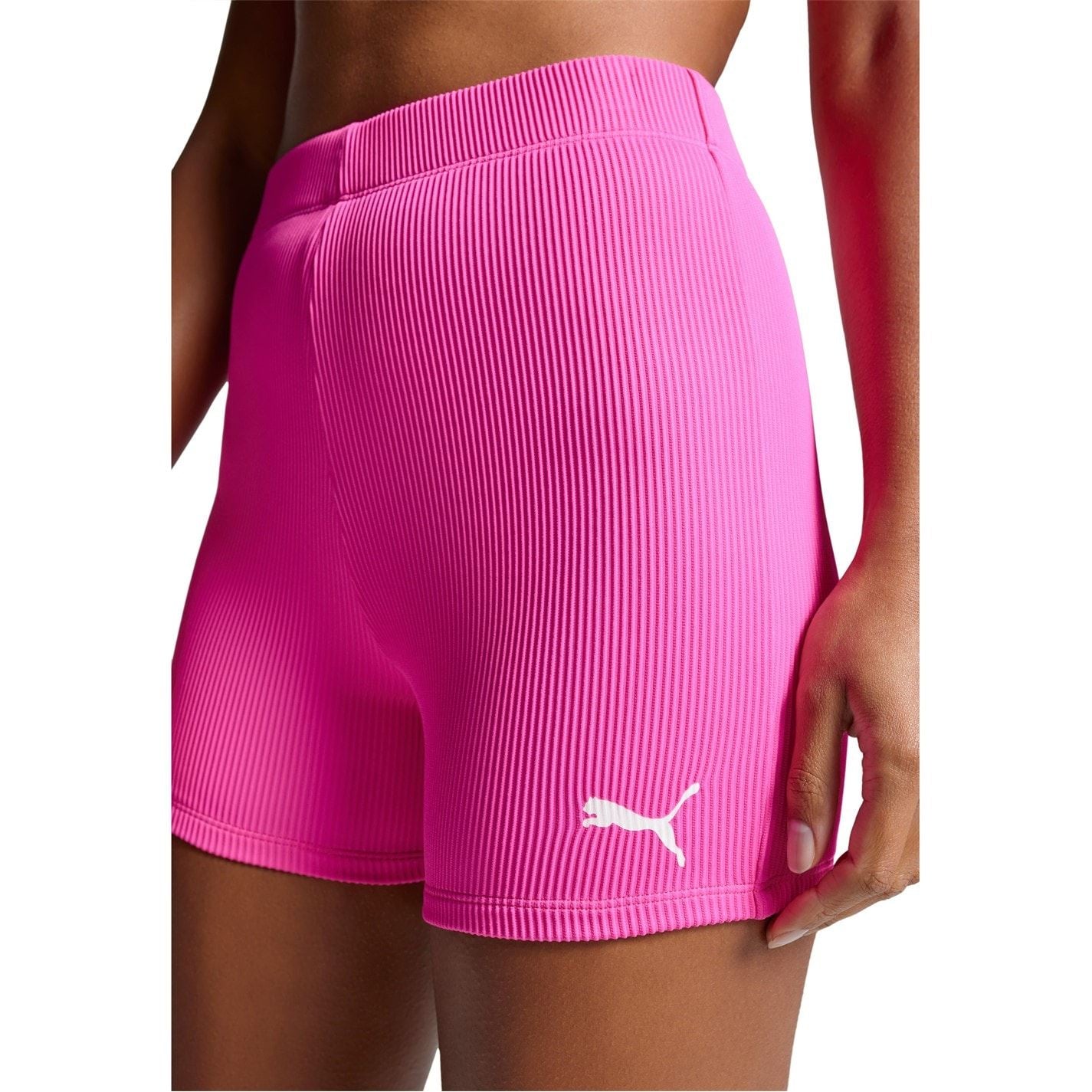 Puma Womens Ribbed Hot Pants