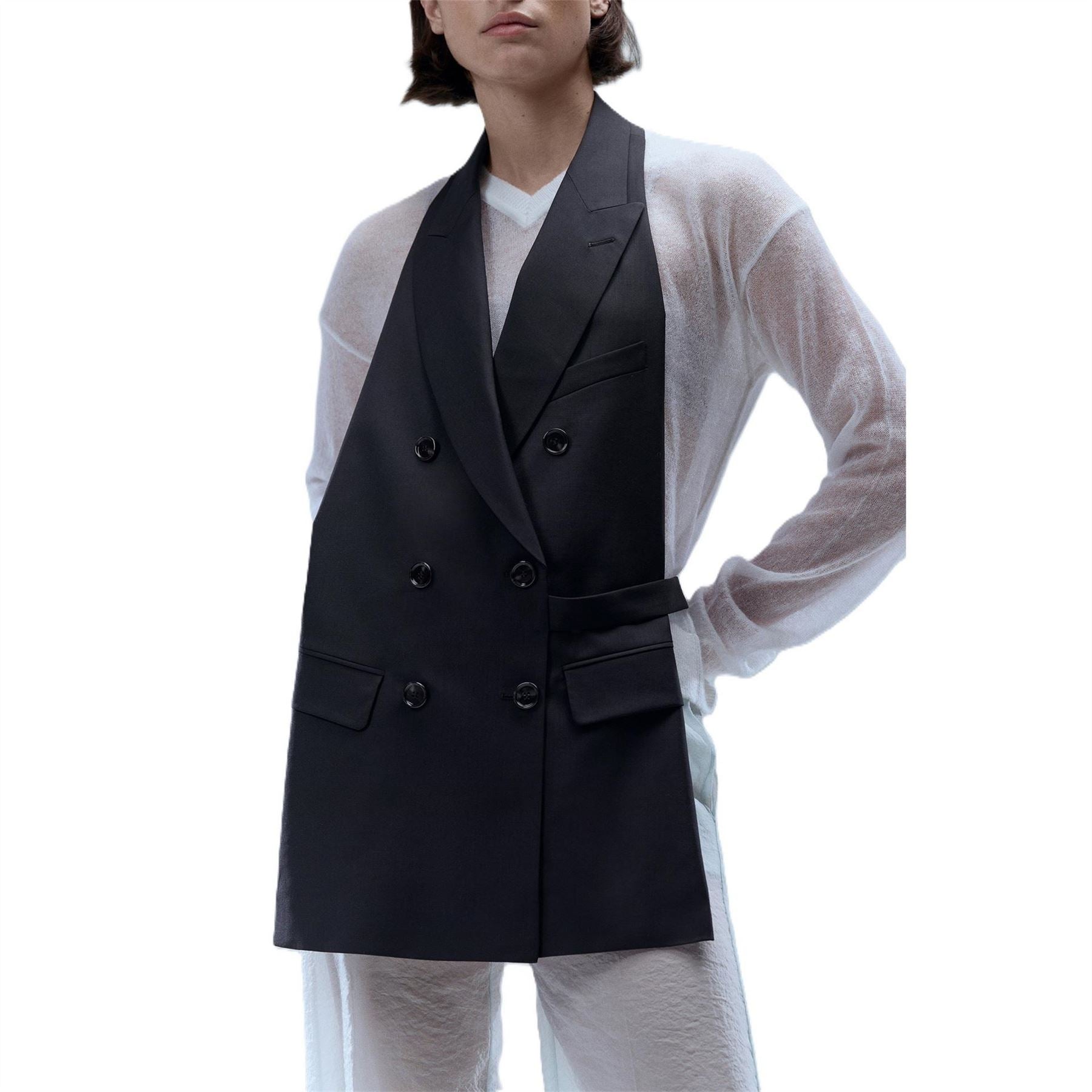 Boss Jacom Relaxed Fit Shawl Collar Sweater