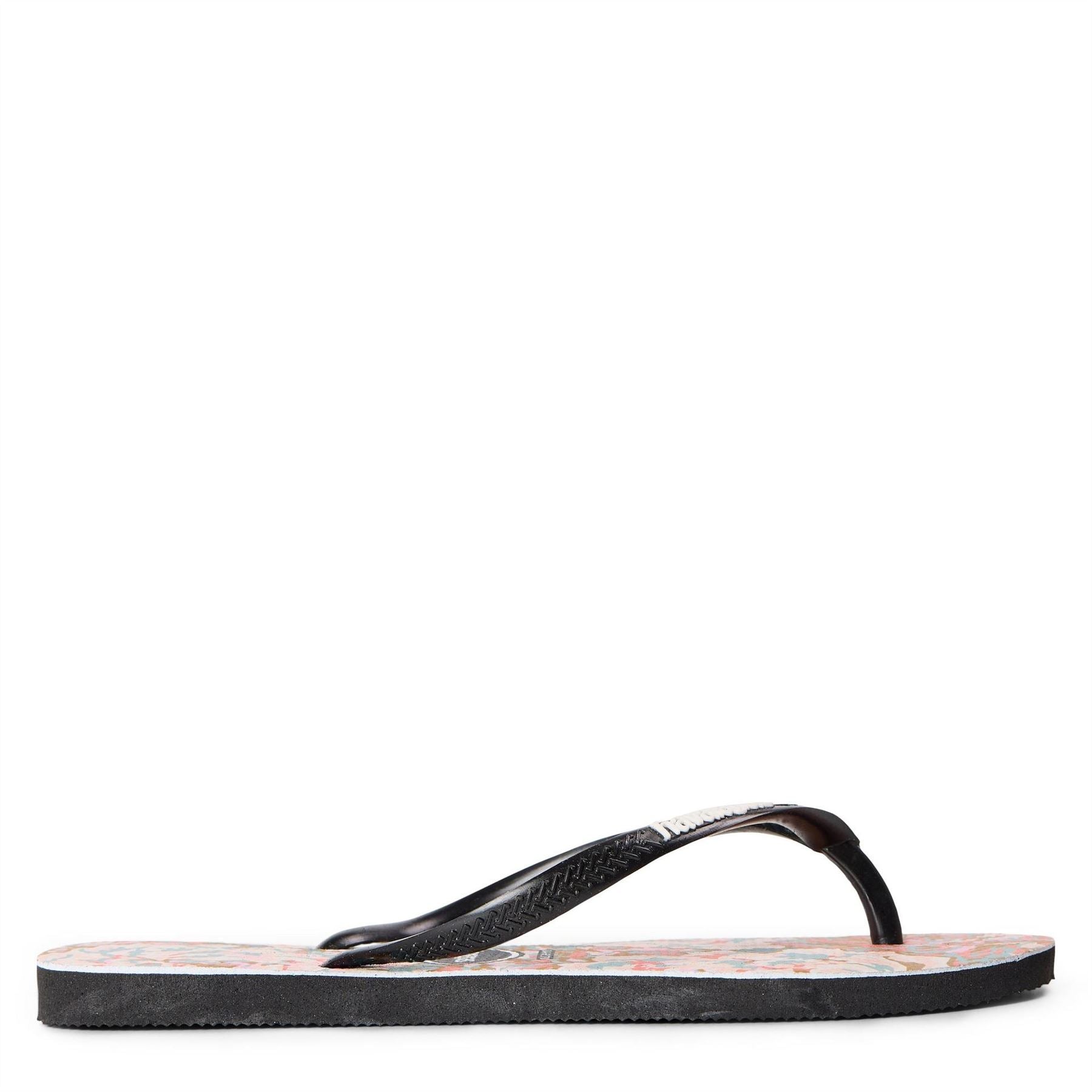 Havaianas Womens Hav. Slim Animals Glitter Black 35  Flip Flops