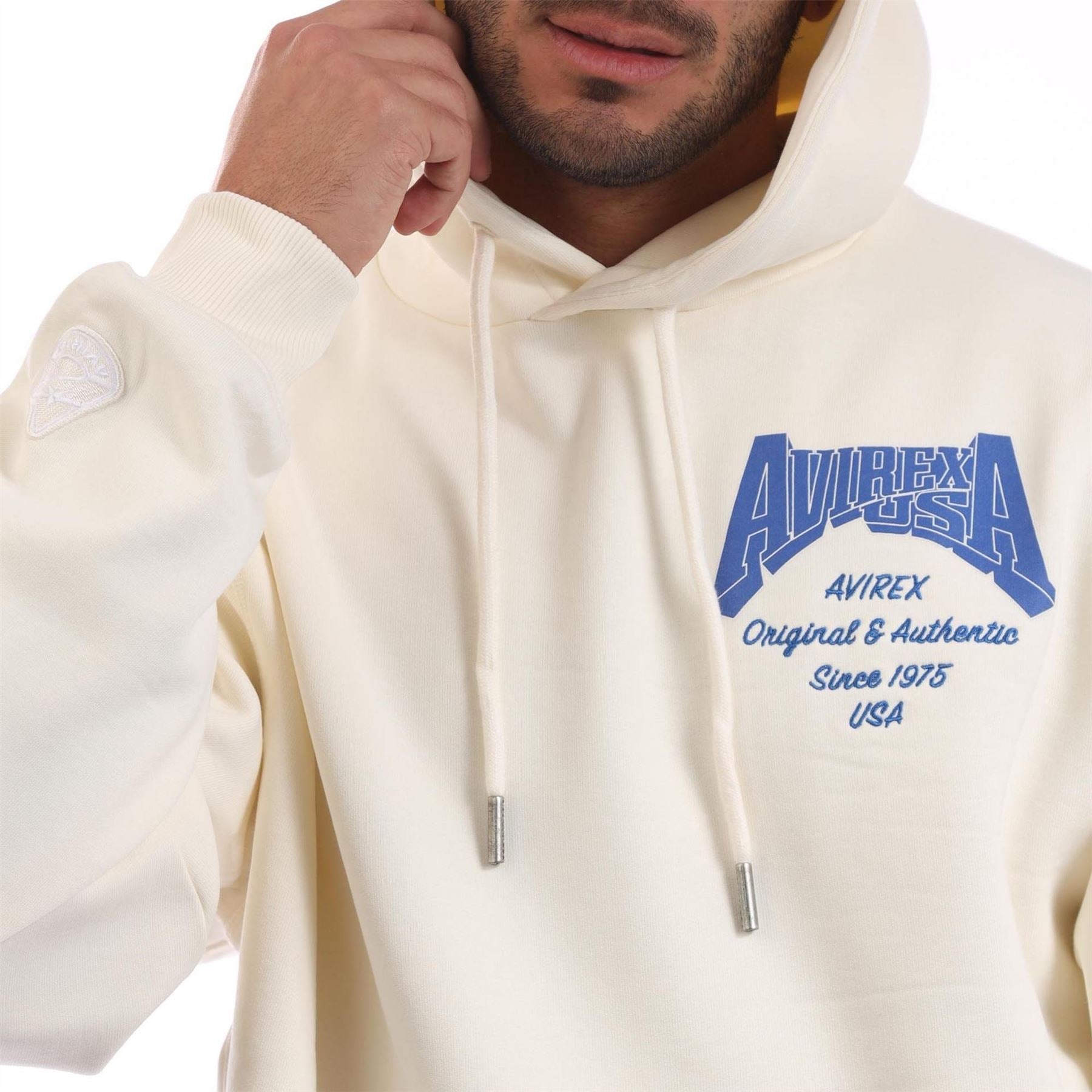 Avirex Oakland Hooded Neck Long Sleeve Sweatshirt
