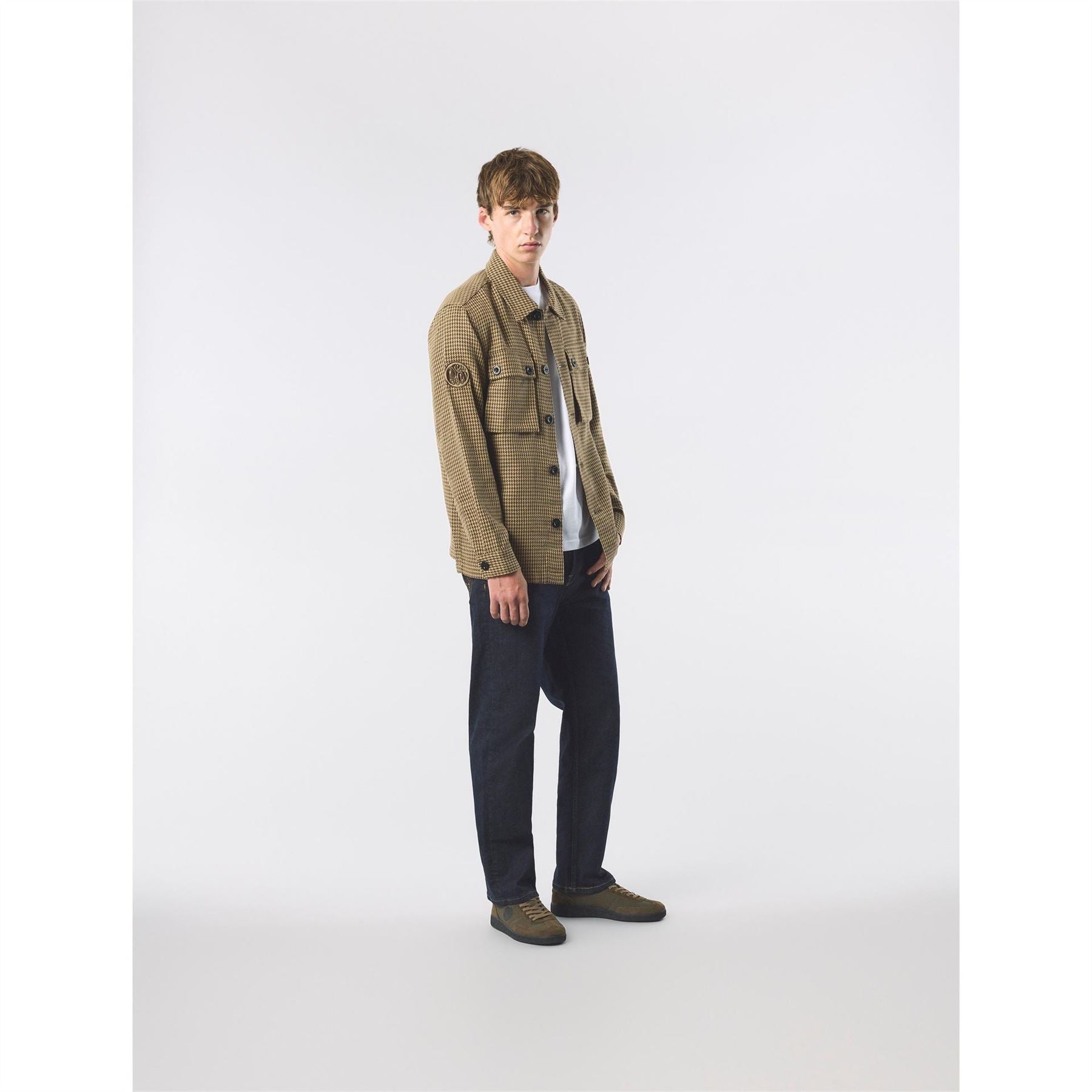 Pretty Green Kilburn Relaxed Fit Overshirt