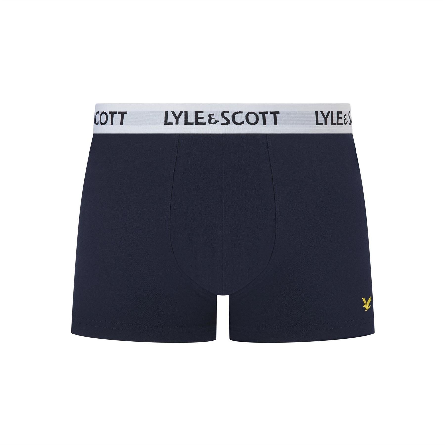 Lyle and Scott 5 Pack Core Plain Design Trunks