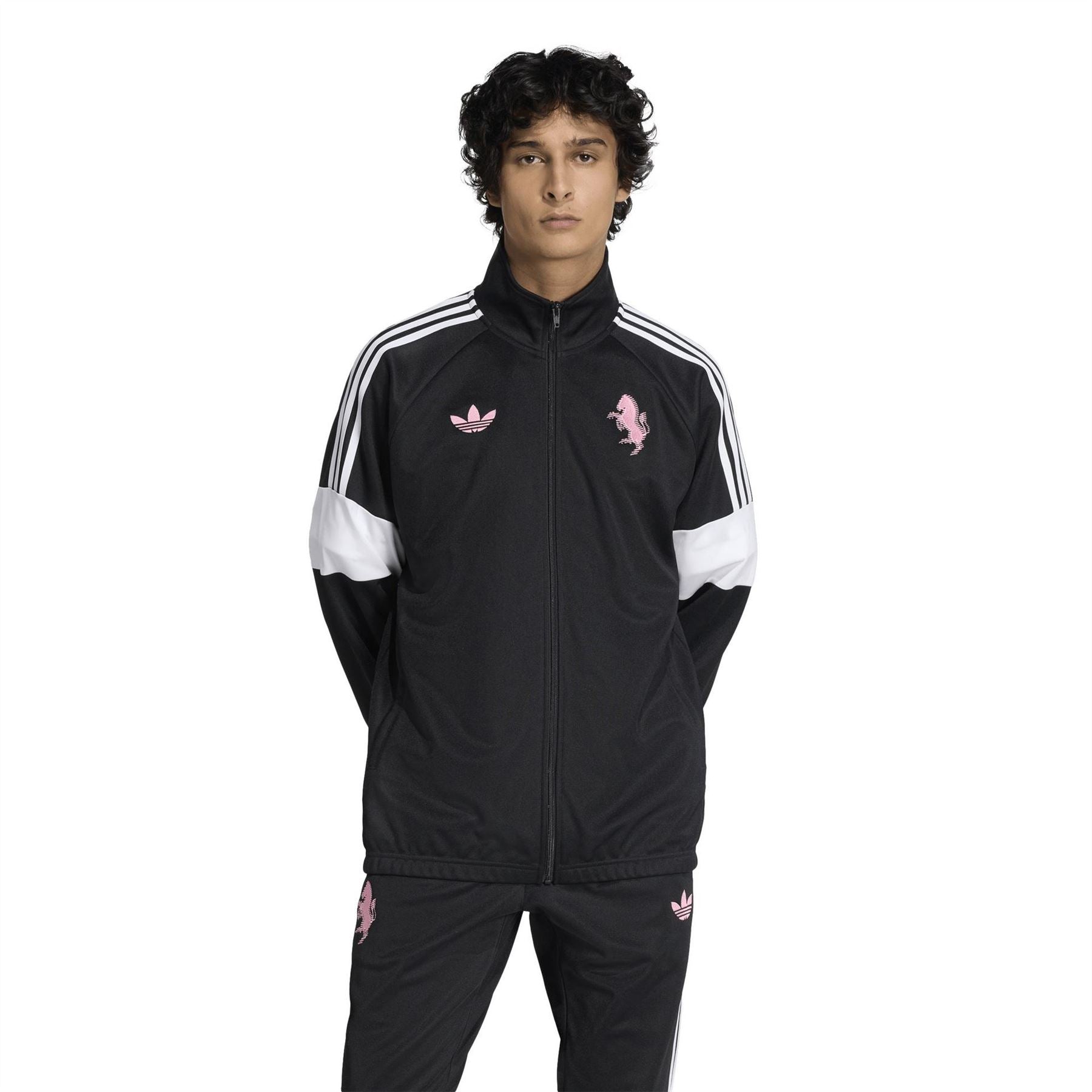 adidas Mens Juventus Lfstlr Tracksuit Top