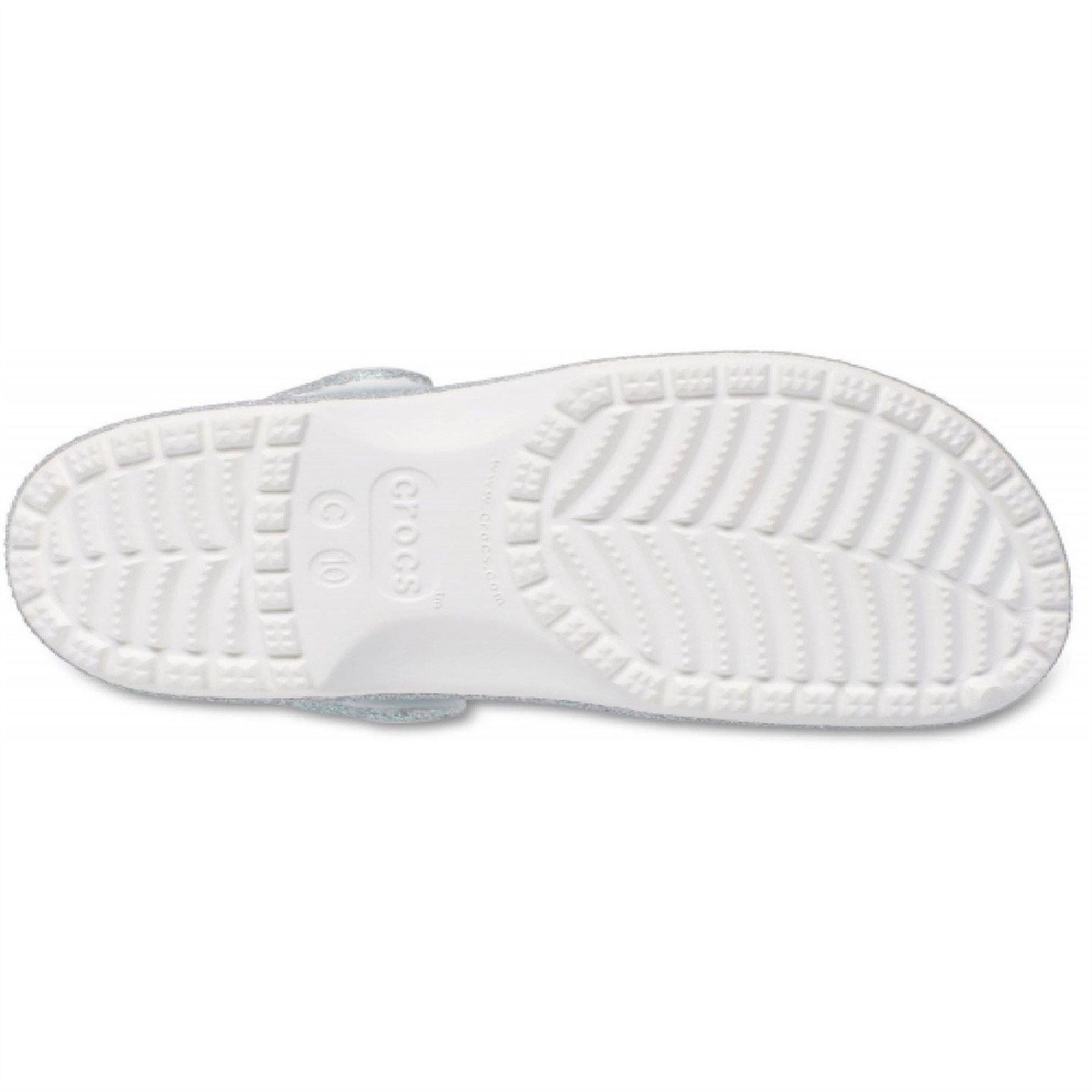 Crocs Classic Glitter Metallic Shuv Clogs