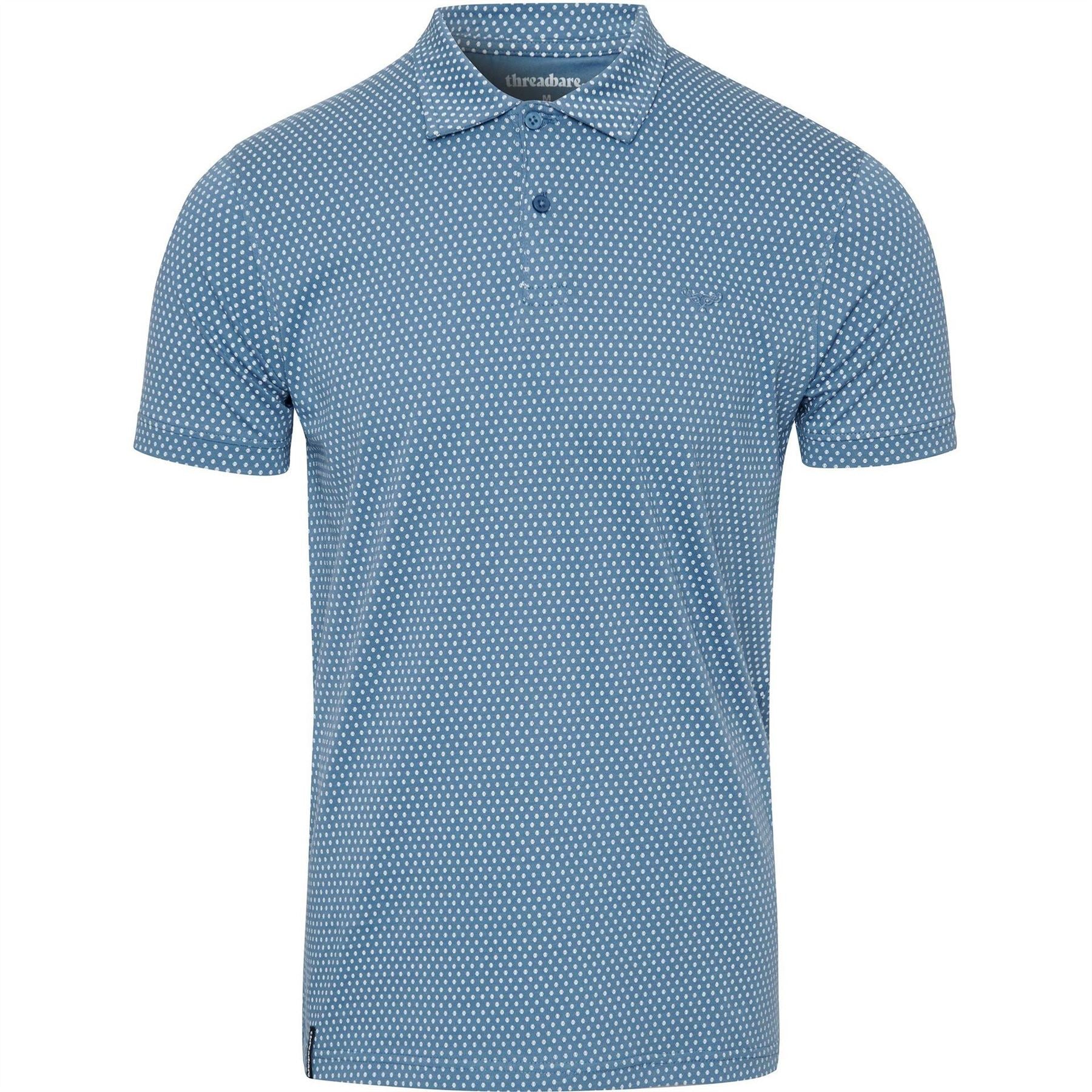 Threadbare 3 Pack Regular Fit Short Sleeve Polo Shirt