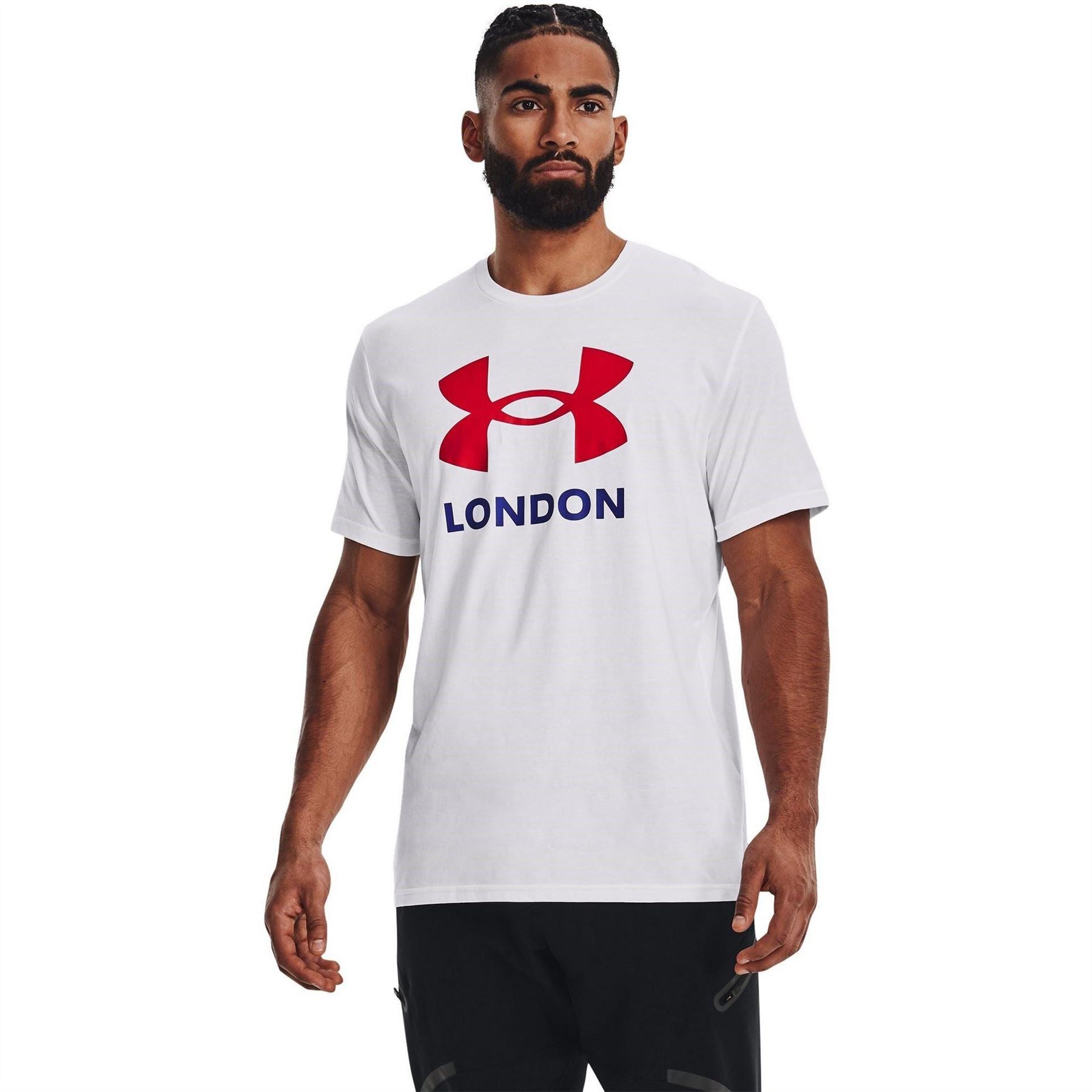 Under Armour City London Back Neck Logo Crew Neck Short Sleeve Tee