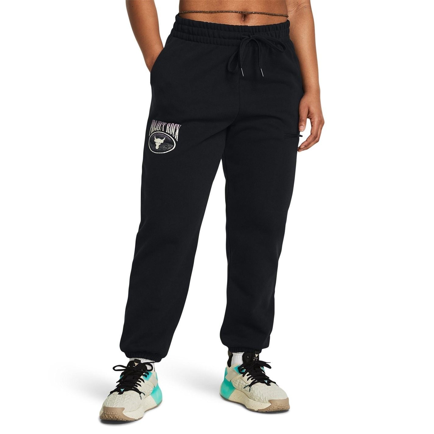 Under Armour Womens Armour Pjt Rck Q1 Hw Terry Pant Tracksuit Bottom