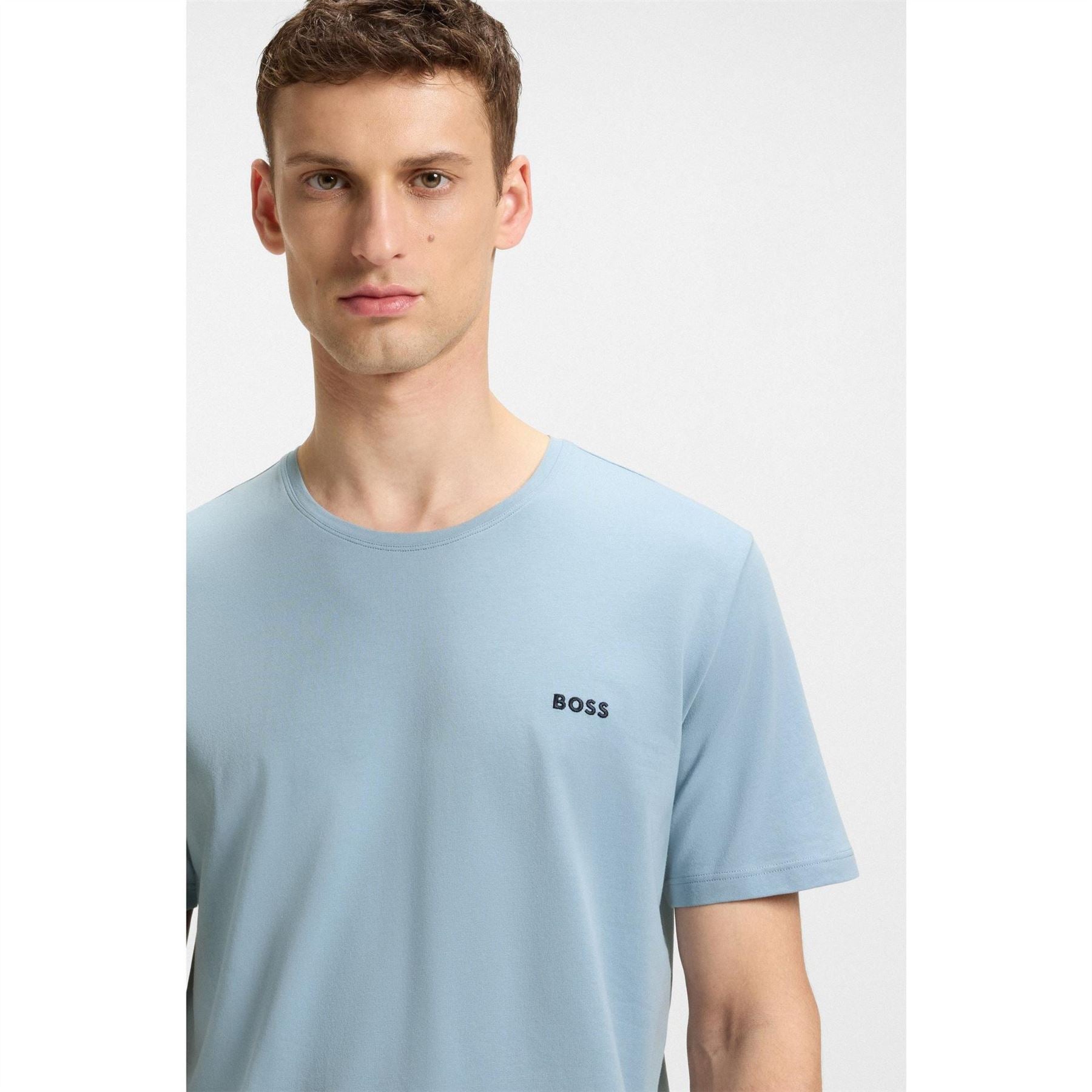 Boss BOSS Bodywear Mix  And  Match Premium Cotton T Shirt with Logo Detail
