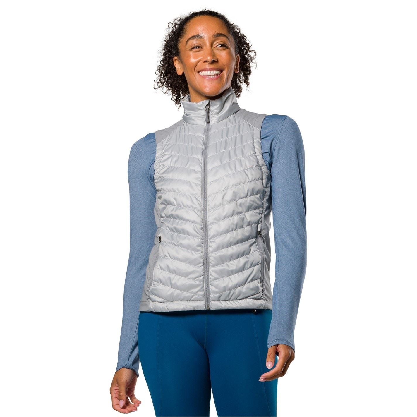 Nathan Solid Patterned Zipped Pocket Hybrid Performance Gilet