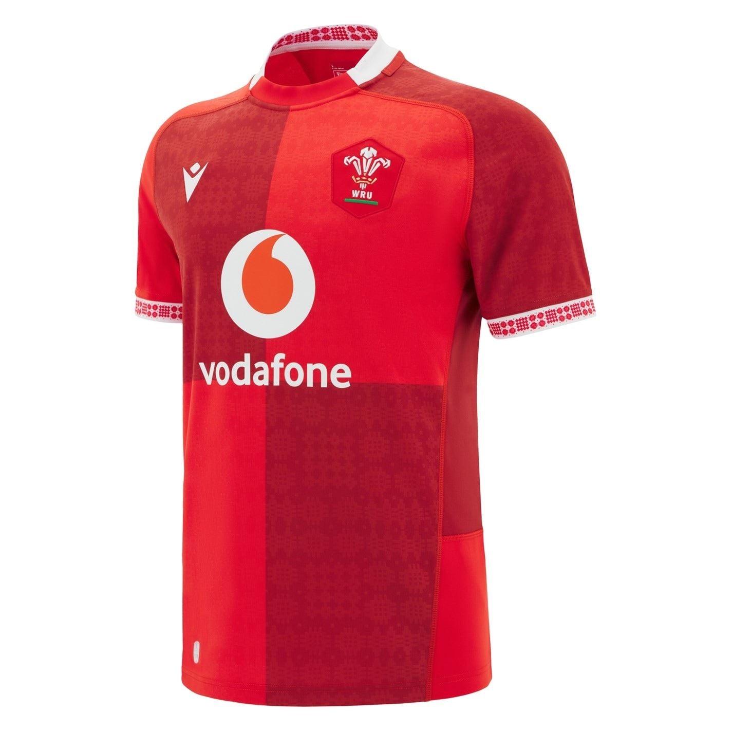 Macron Wales Rugby Union Home Shirt 2025 Adults