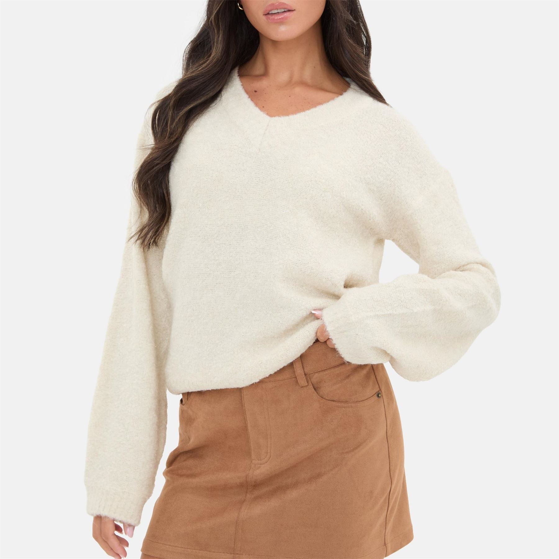 I Saw It First V Neck Jumper