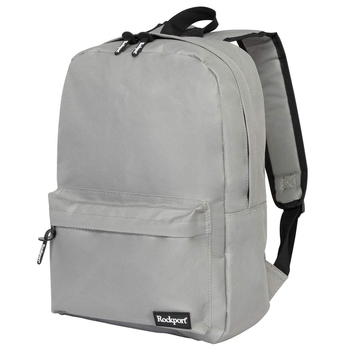 Rockport Solid Patterned Med Backpack with Logo