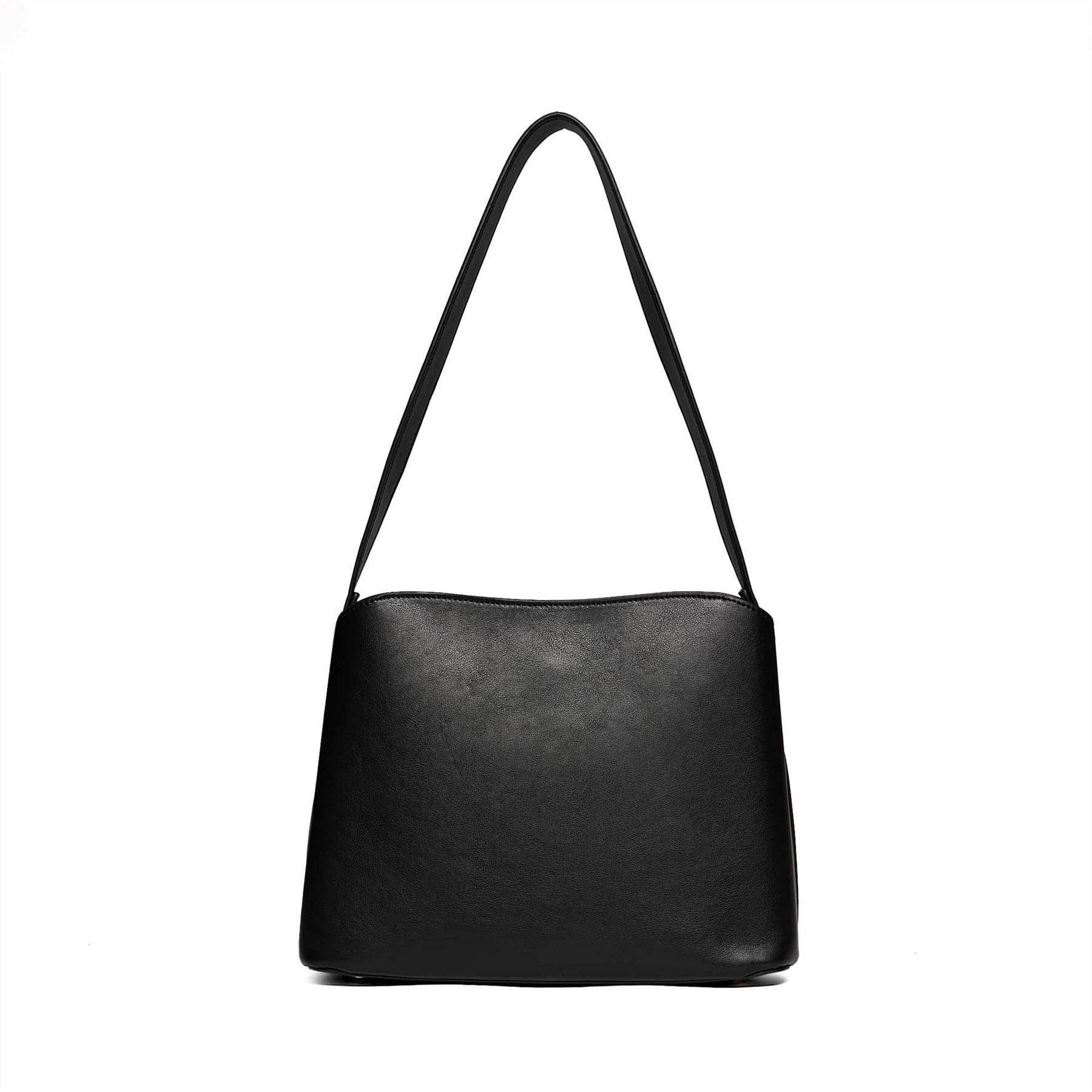 Dune London Distance Textured Cross Body Bag with Gold Tone Hardware