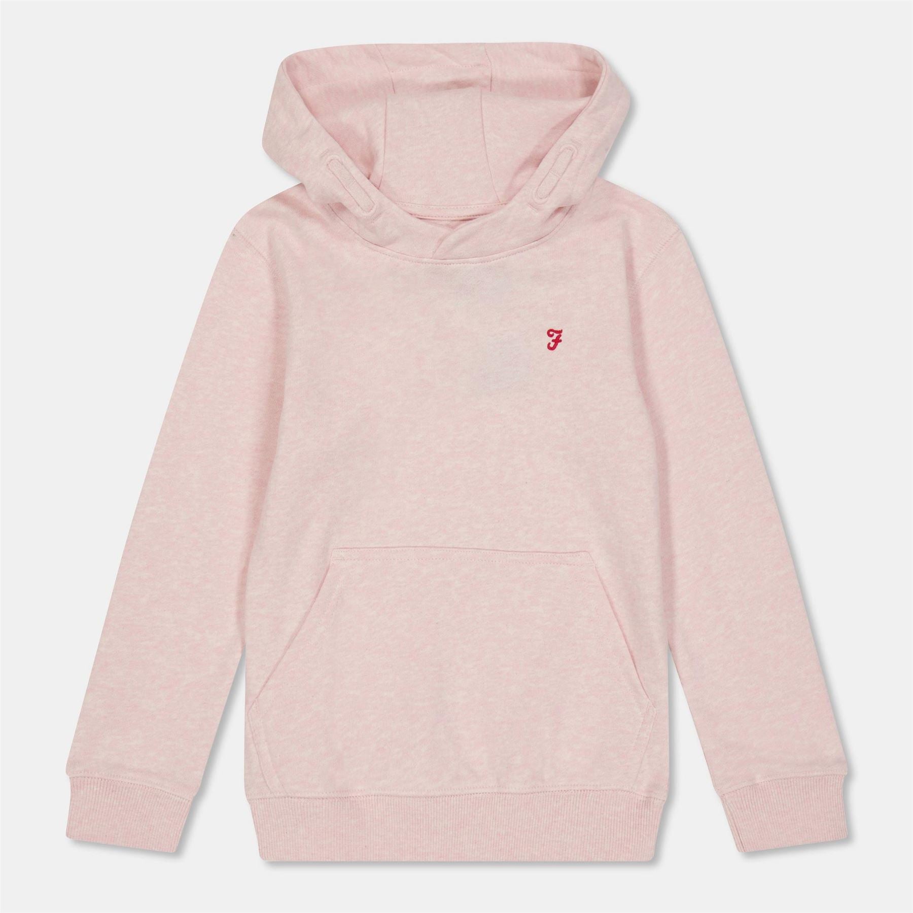 Farah Powell Hooded Neck Long Sleeve Embroidered Sweatshirt