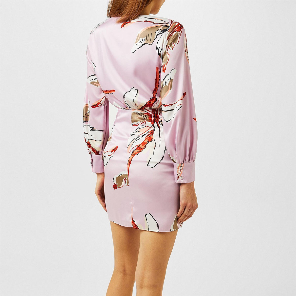 Marella Agre Crew Neck Mini Wrap Dress