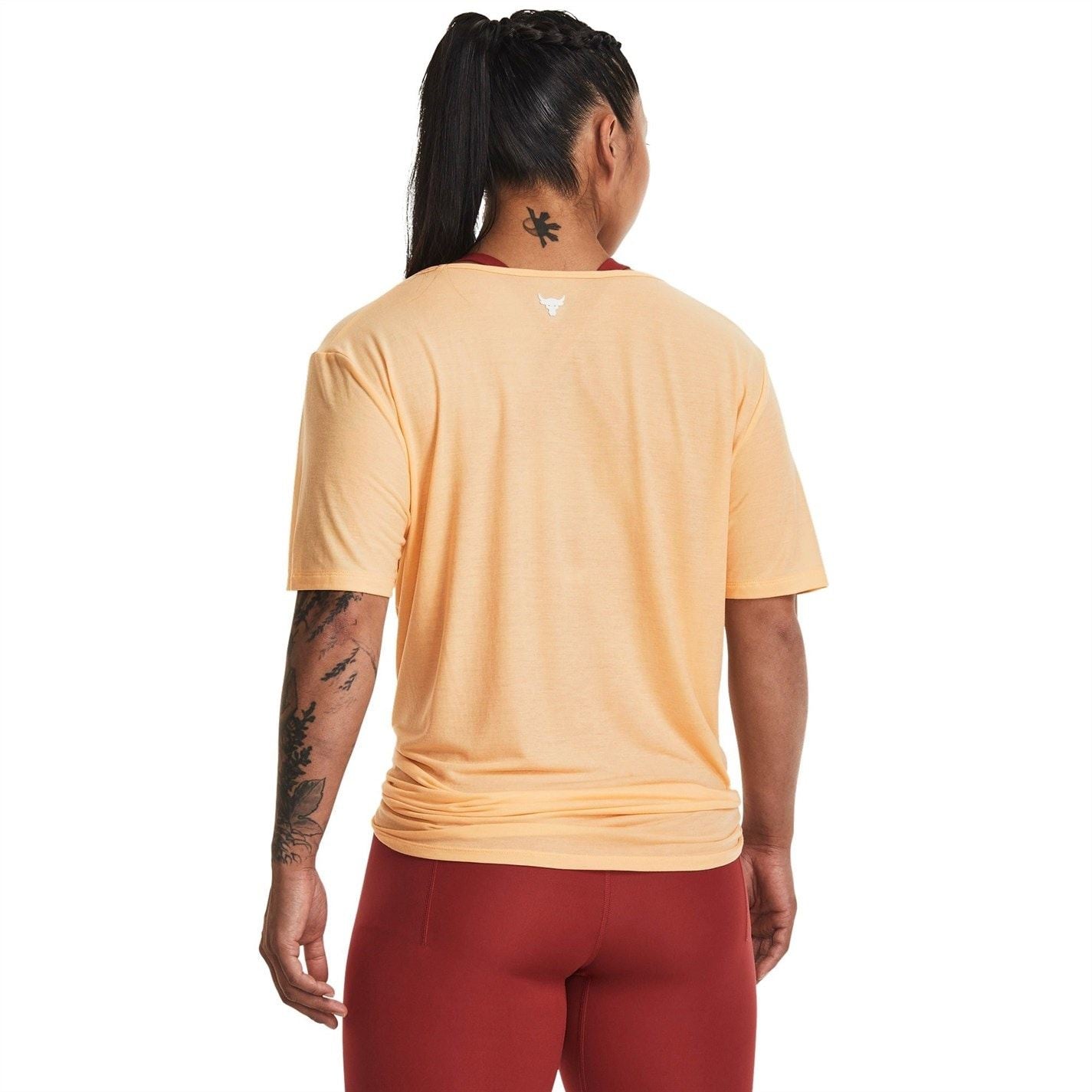 Under Armour Womens Armour Pjt Rck Completer Deep V T Gym Top