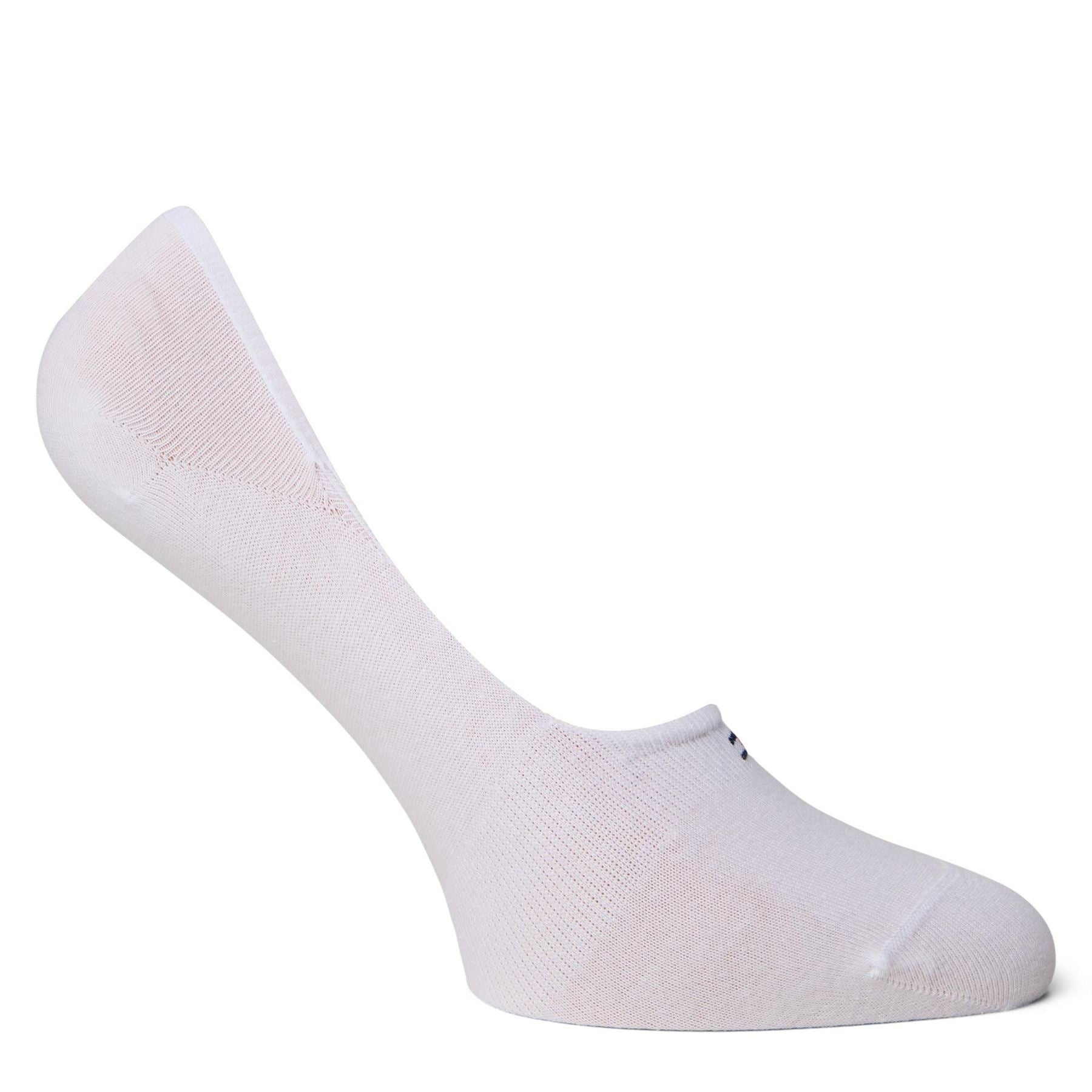 Tommy Hilfiger 2 Pack Rib Stripe Invisible Socks