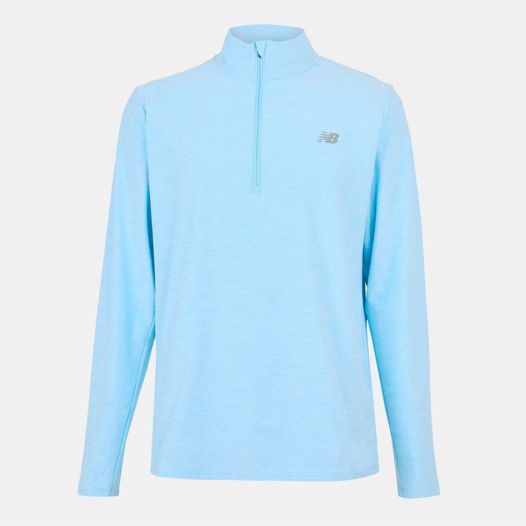 New Balance Mens Balance Space Dye Qtr Zip Top