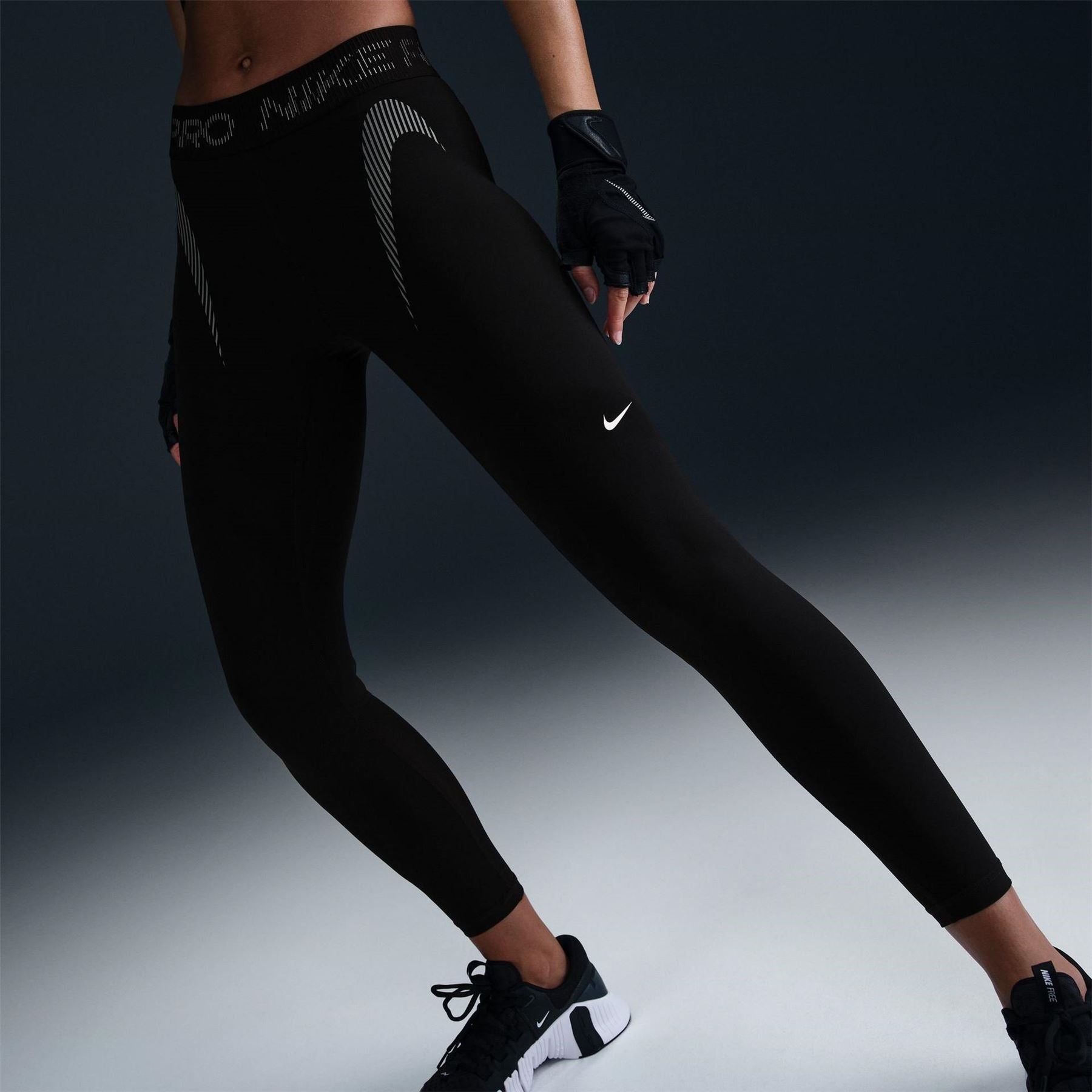 Nike DF 7/8 Solid Patterned Running Pants