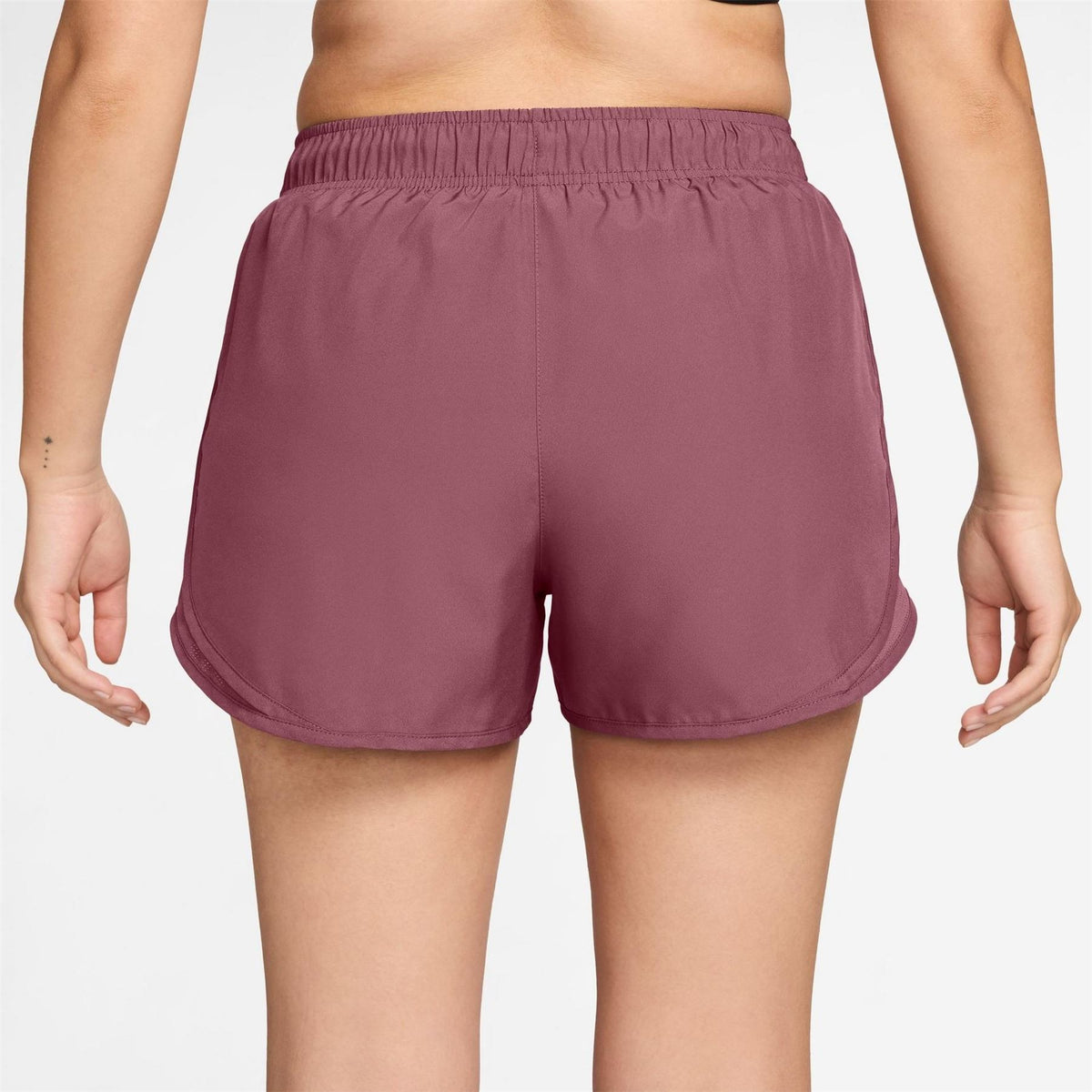 Nike Womens Tempo Dri Fit Mid Rise Brief Lined Running Shorts