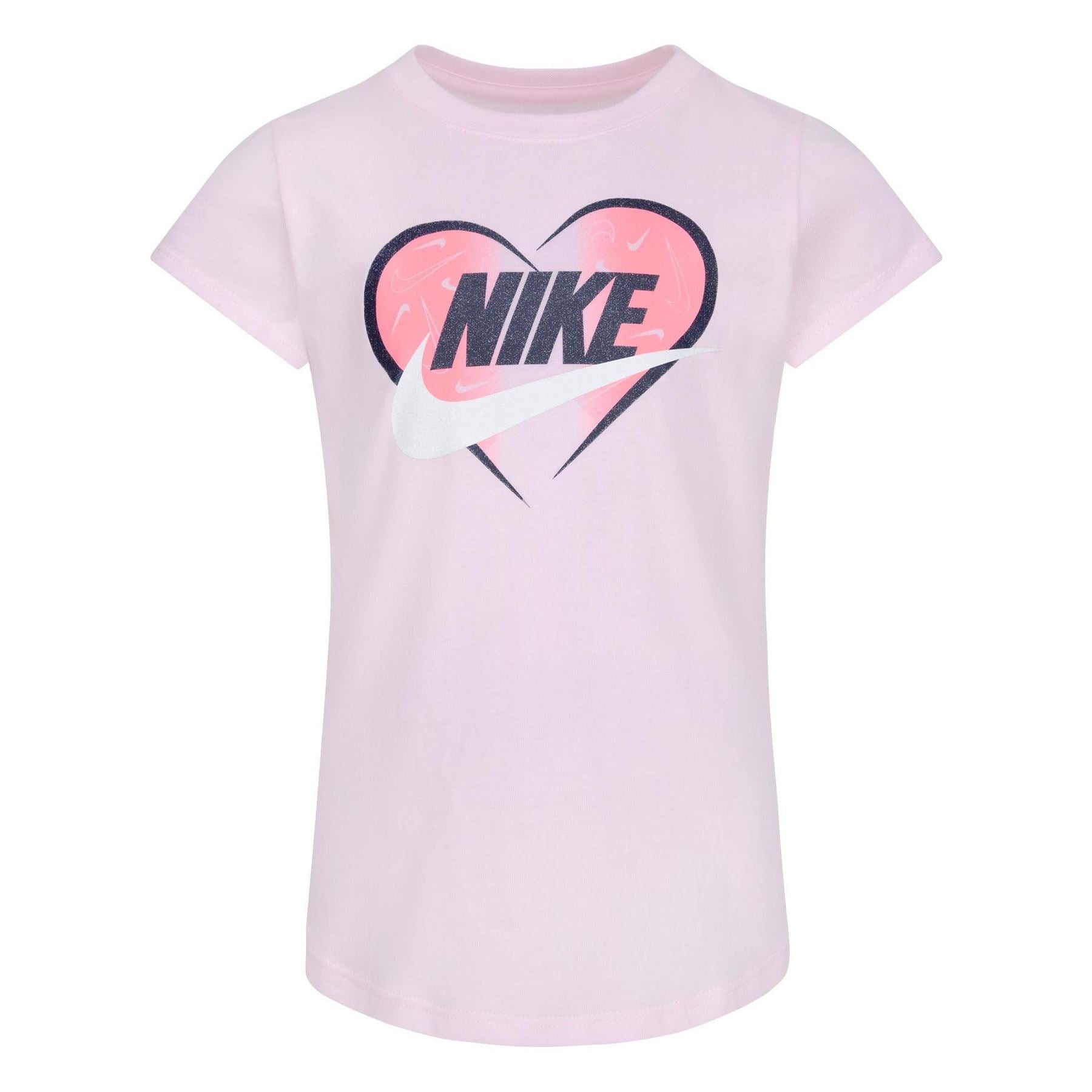 Nike Heart Graphic Crew Neck Short Sleeve T-Shirt