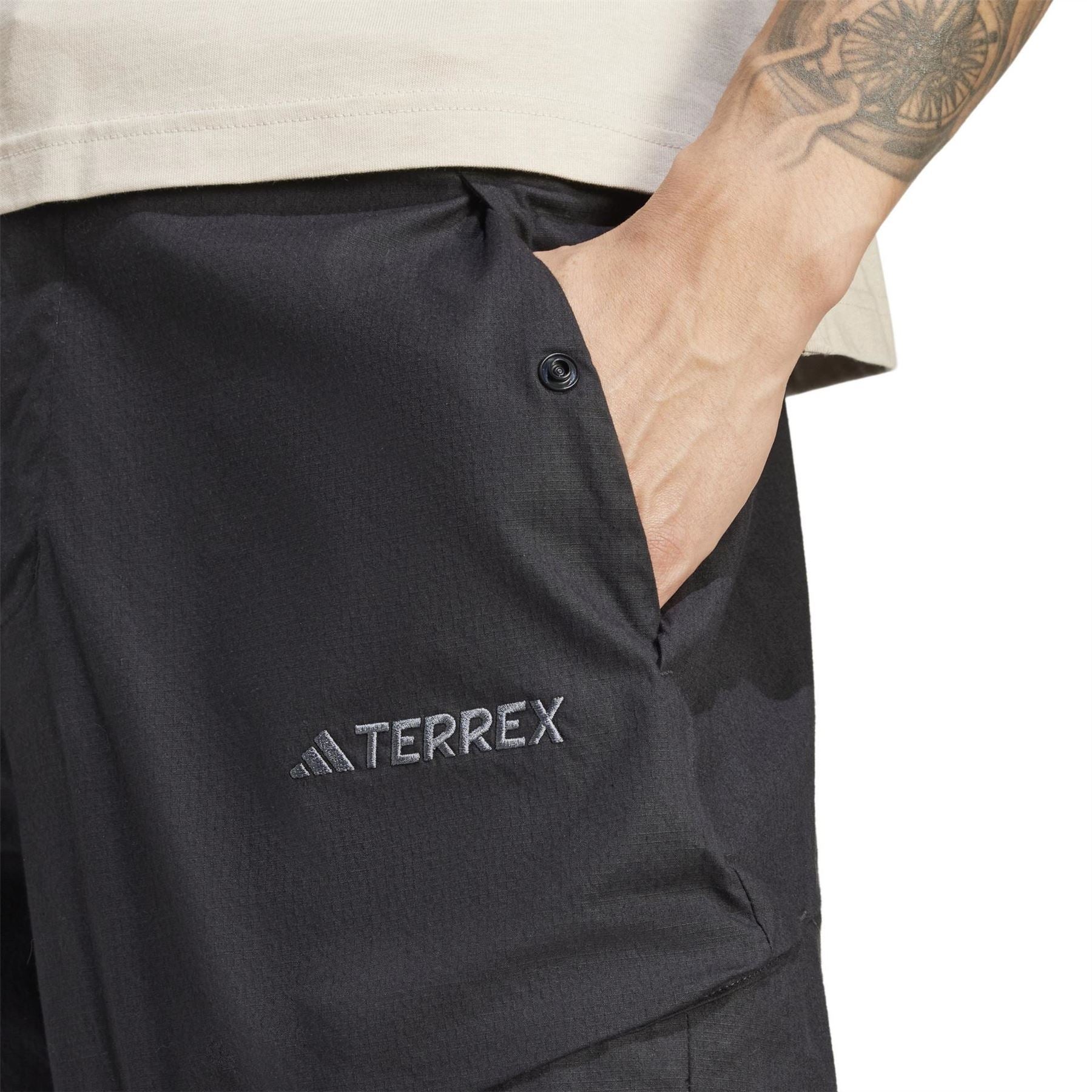 adidas Xploric Solid Patterned Straight Pants