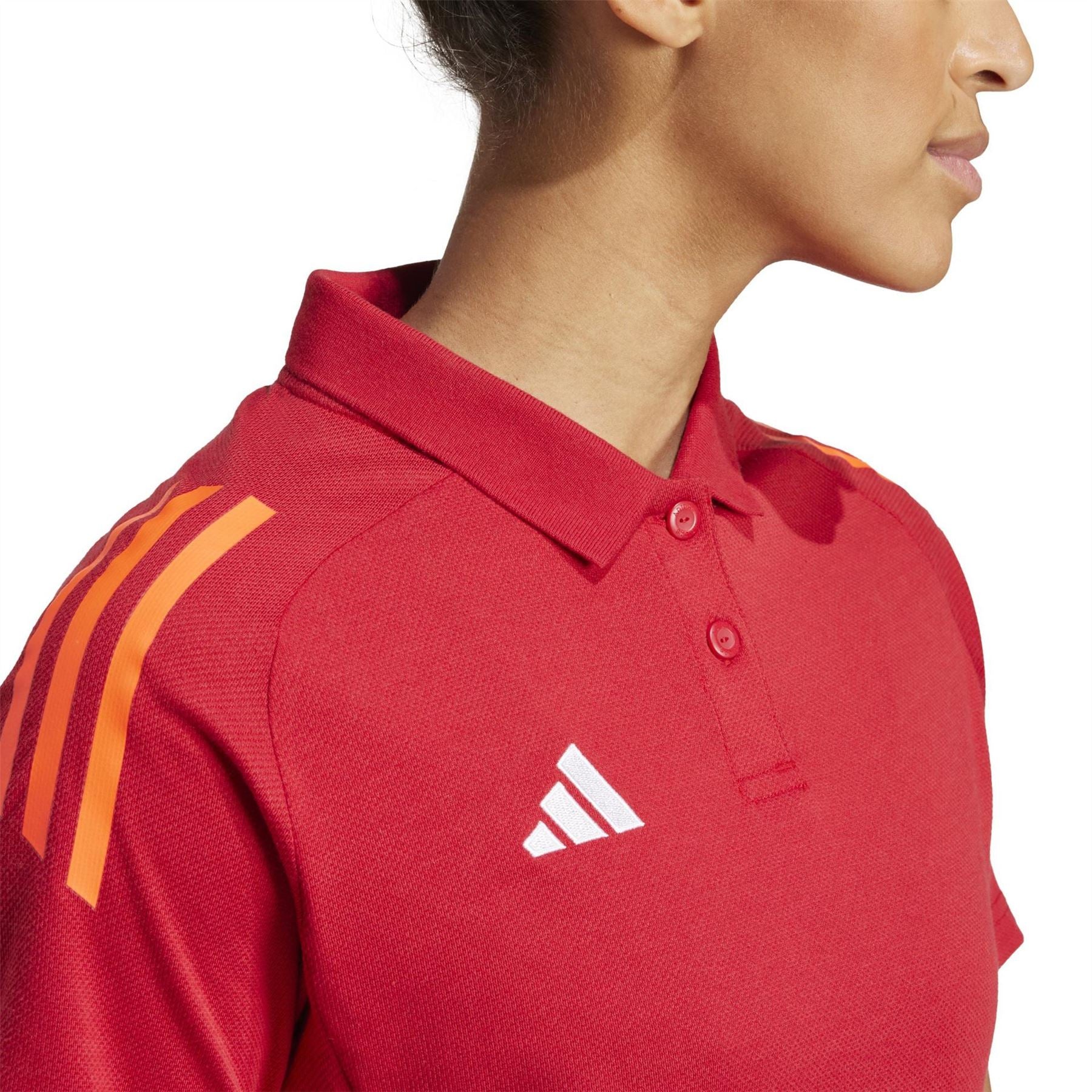 adidas Tiro24 Collared Neck Short Sleeve Polo Shirt