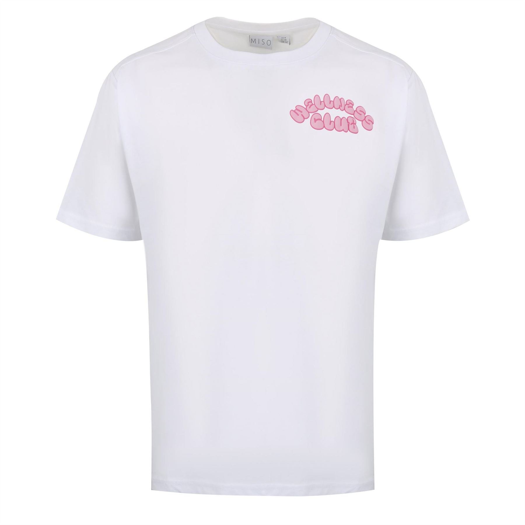 Miso Regular Fit Lettering Crew Neck T-Shirt
