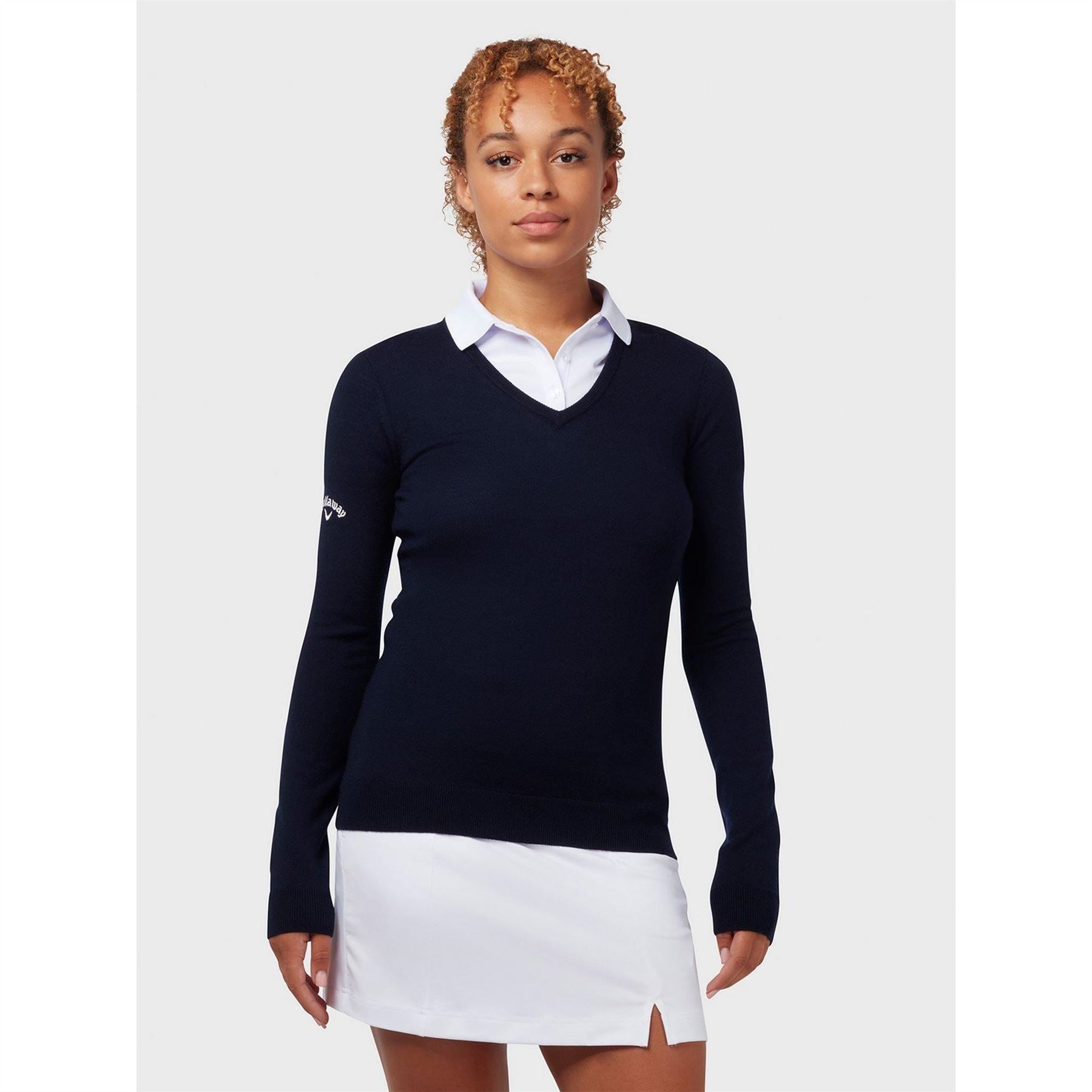 Callaway Womens V Neck Golf Sweater