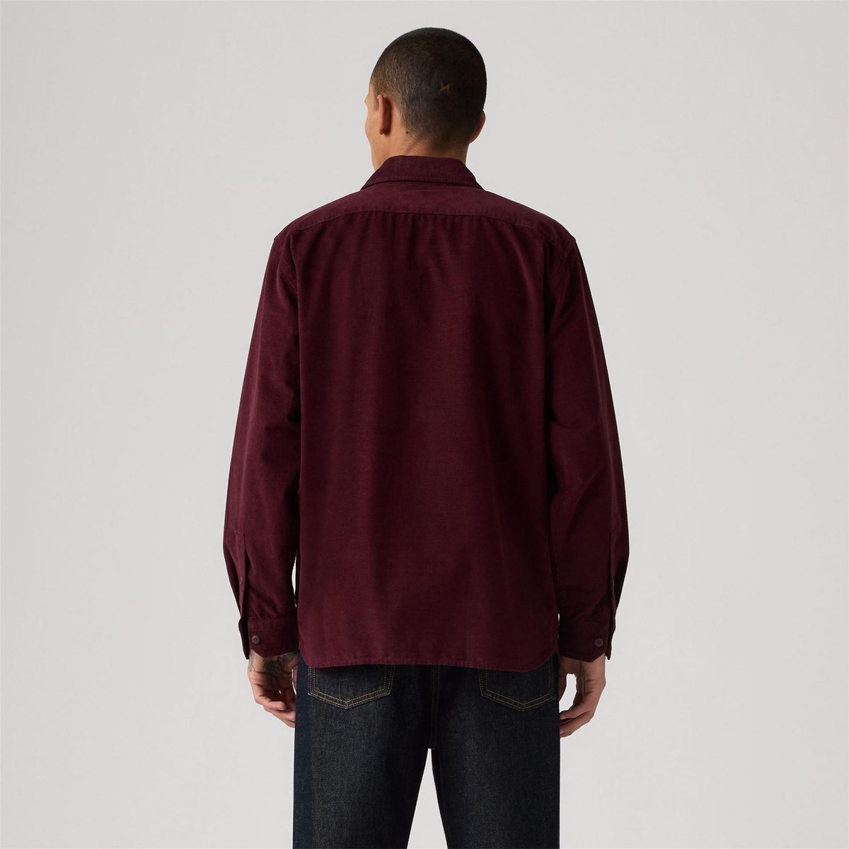 Levis Jackson Collared Long Sleeve Relaxed Fit Shirt