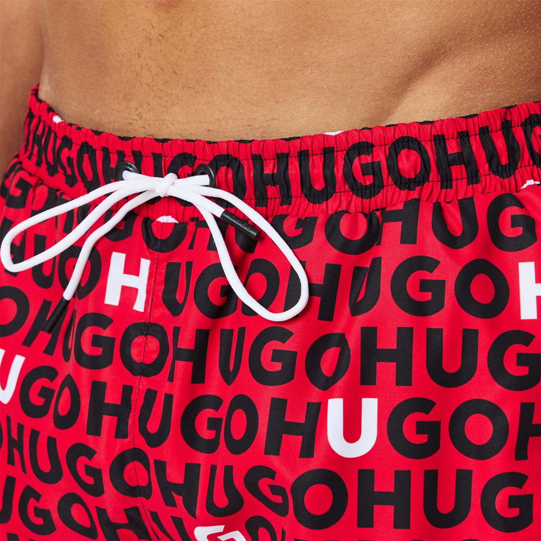 Hugo Regular Fit Swim Short with Lettering
