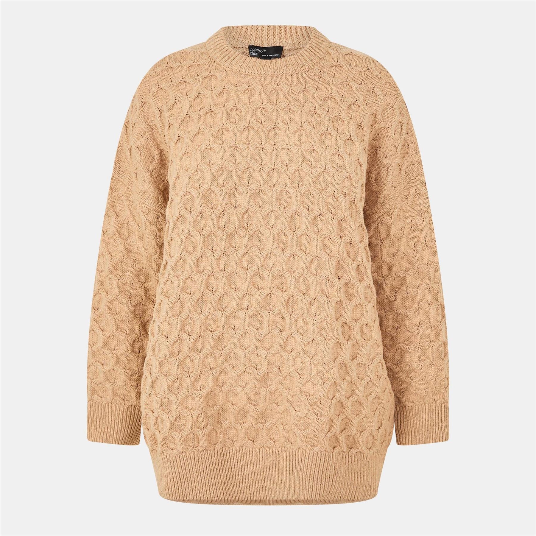 Nobodys Child Oszd Relaxed Fit Crew Neck Sweater