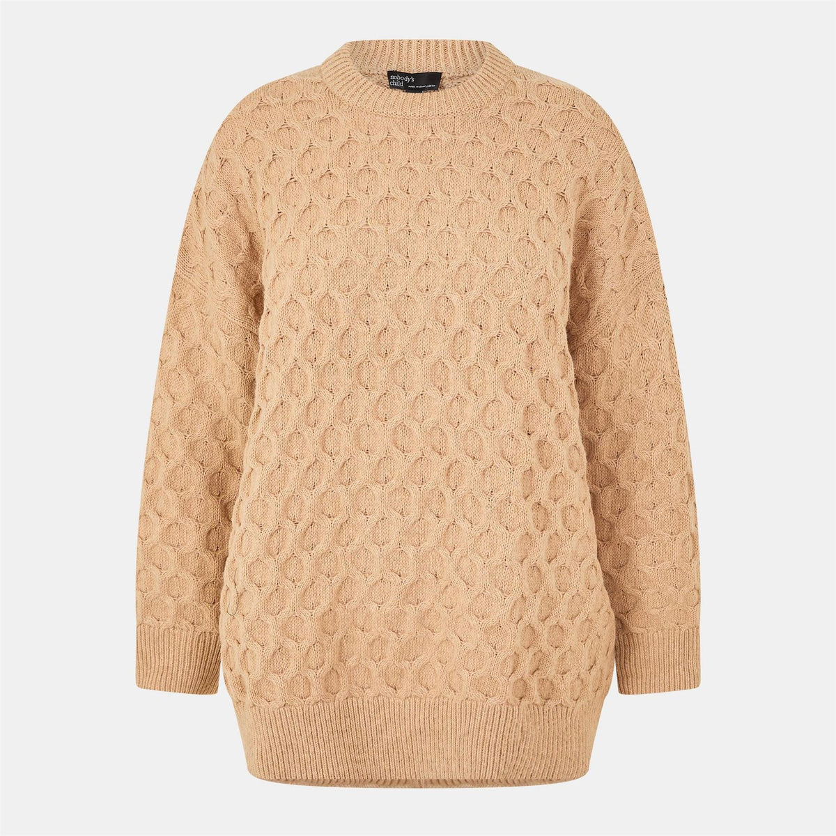 Nobodys Child Oszd Relaxed Fit Crew Neck Sweater