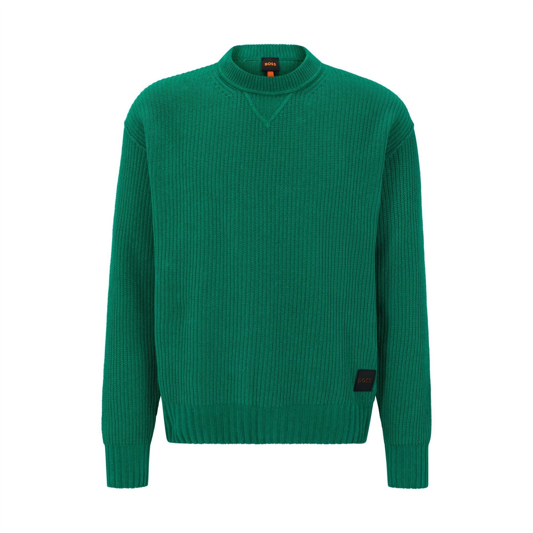 Boss Crew Neck Long Sleeve Regular Fit Sweater