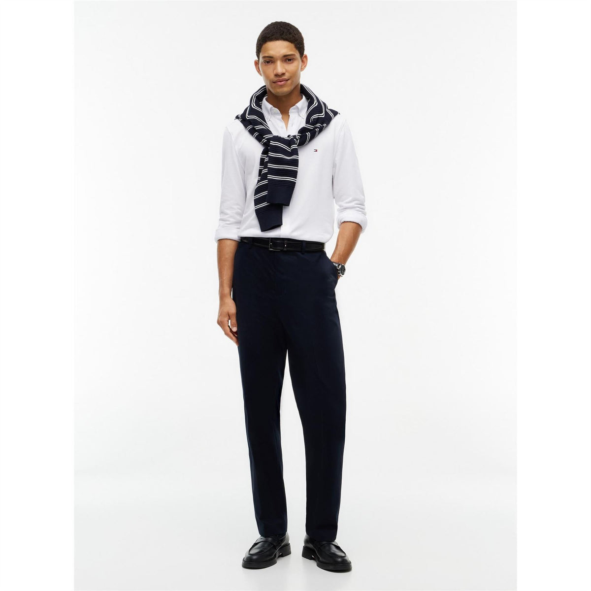 Tommy Hilfiger Cotton Knitted Long Sleeve Slim FiT-Shirt