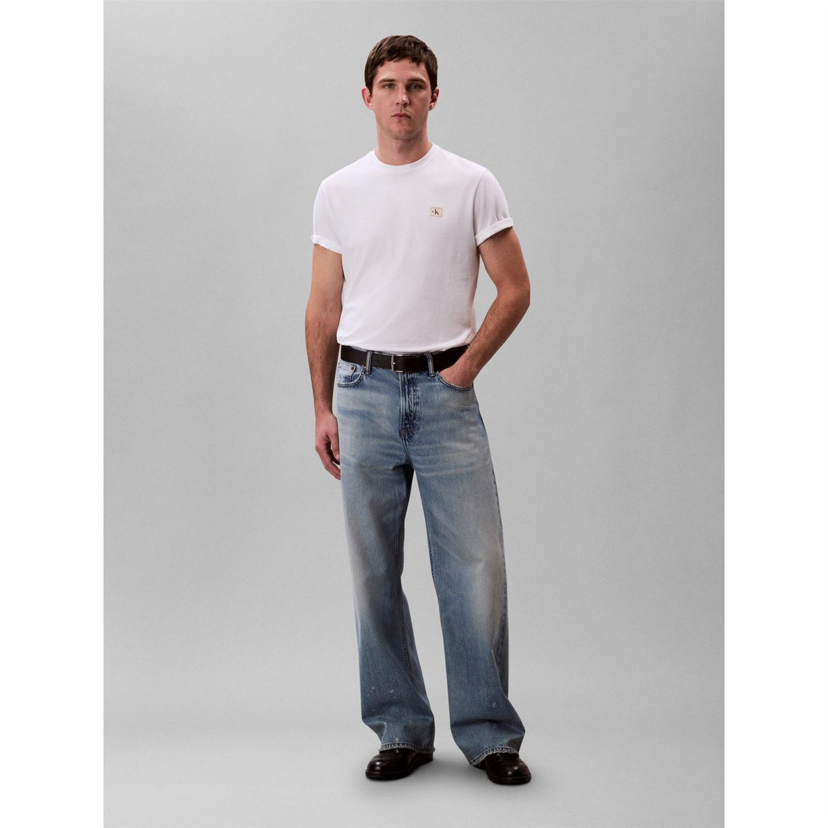 Calvin Klein Jeans Box Crew Neck Short Sleeve T-Shirt