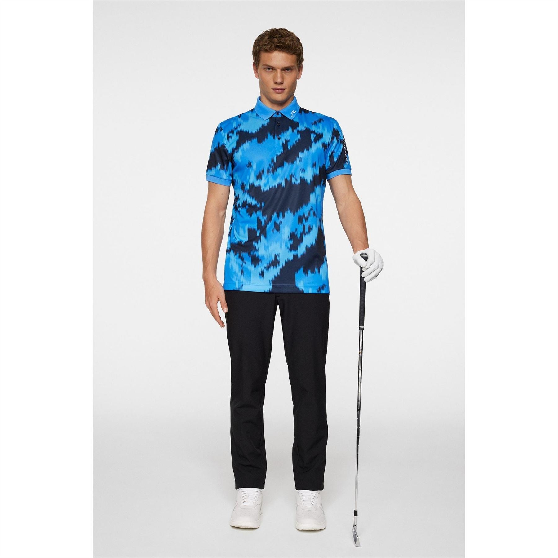 J Lindeberg Golf Tech Print Polo Sn52