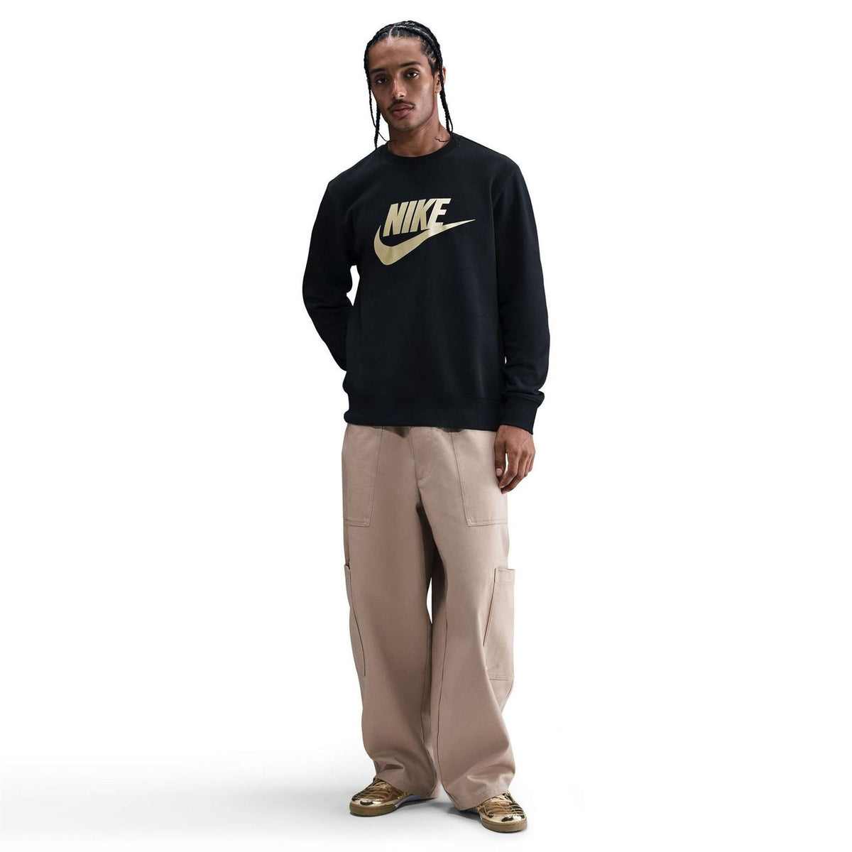 Nike Crew Neck Long Sleeve Jersey Sweatshirt