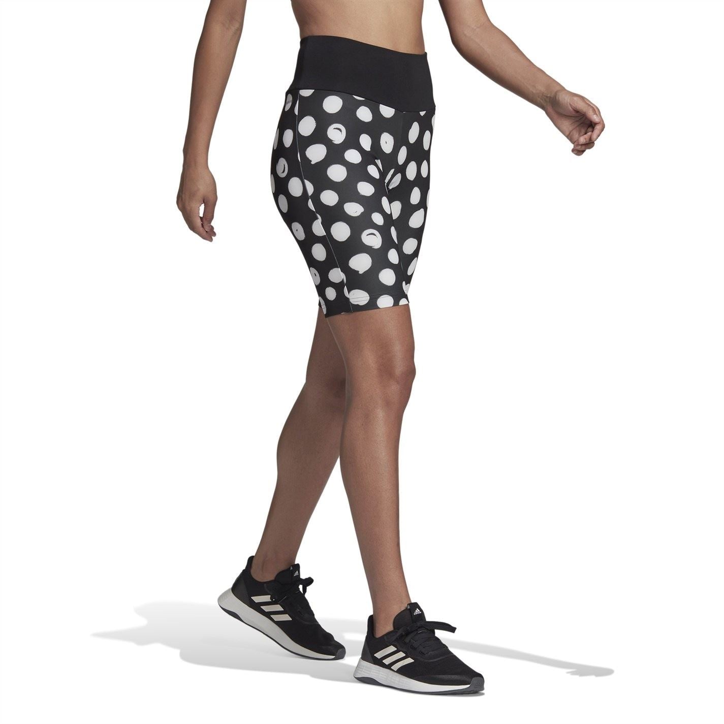 adidas Womens Farm Print Bike Shorts