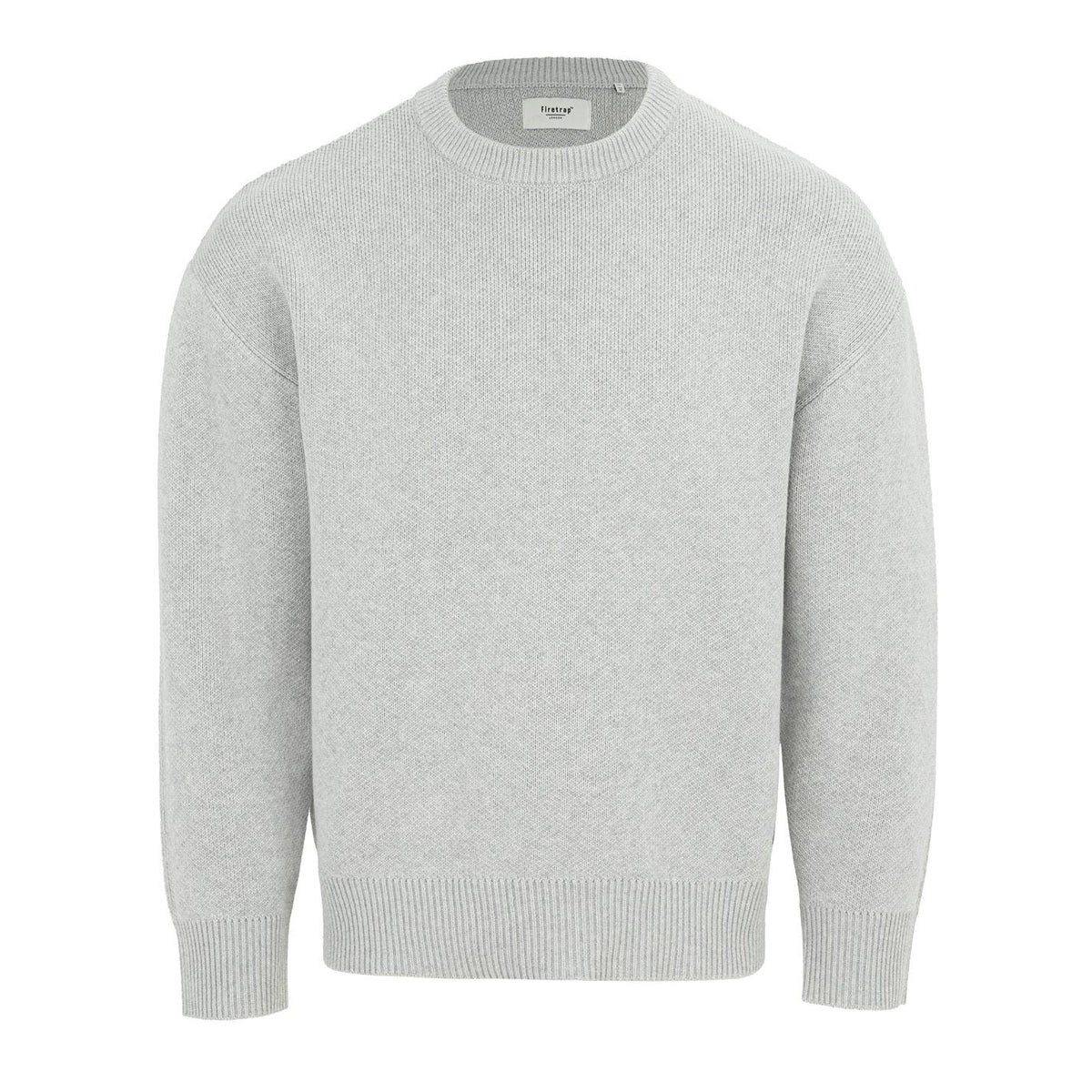 Firetrap Mens Crew Neck Sweater Knitted Jumper