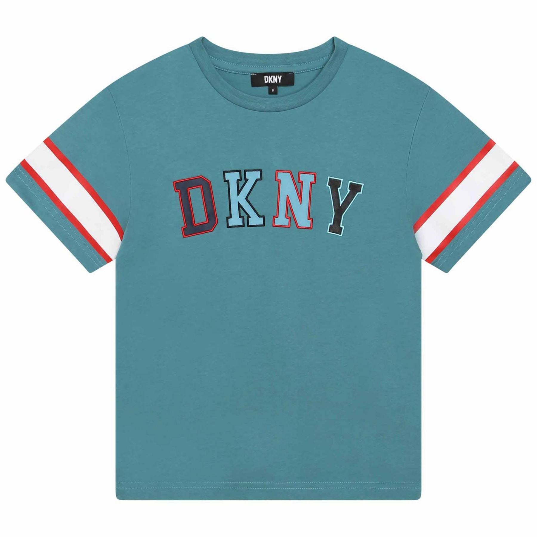 DKNY Regular Fit Crew Neck Lettering T-Shirt