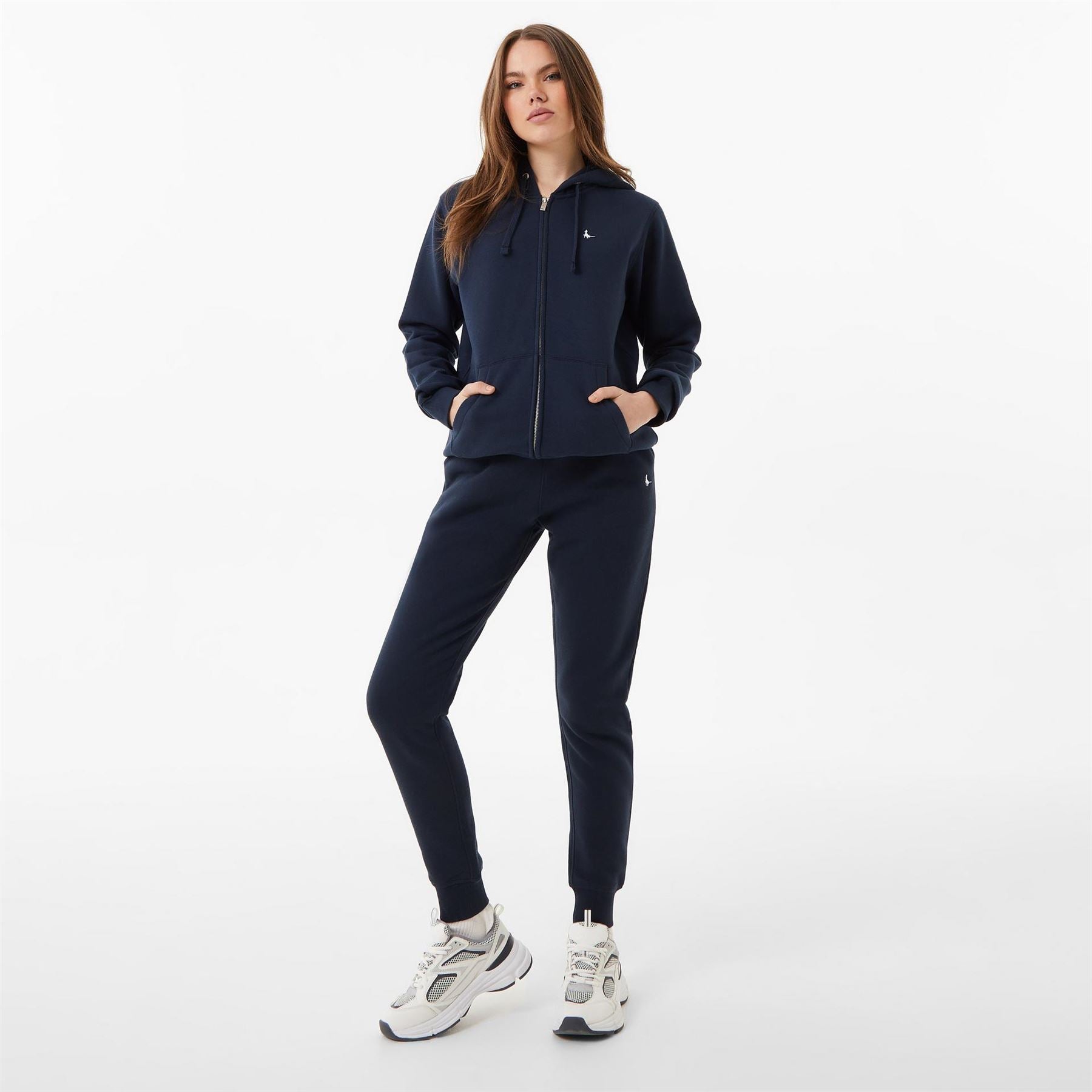 Jack Wills Pheasant Logo Zip Hoodie