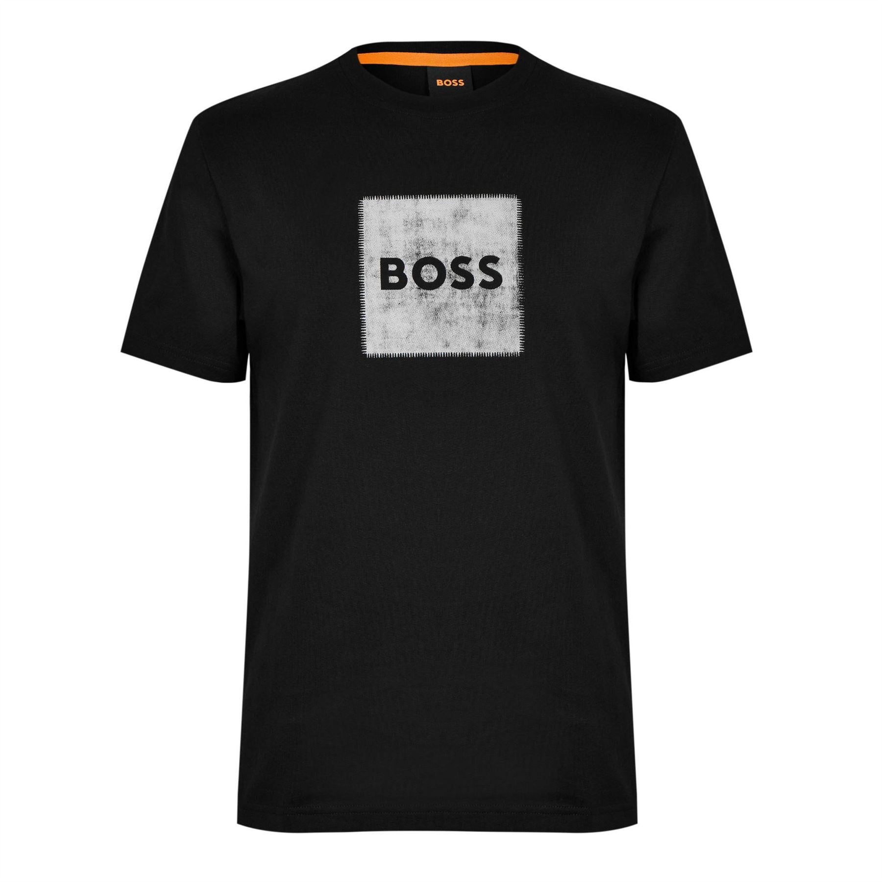 Boss BOSS ORANGE Short Sleeve T Shirt with Contemporary Stitched Logo