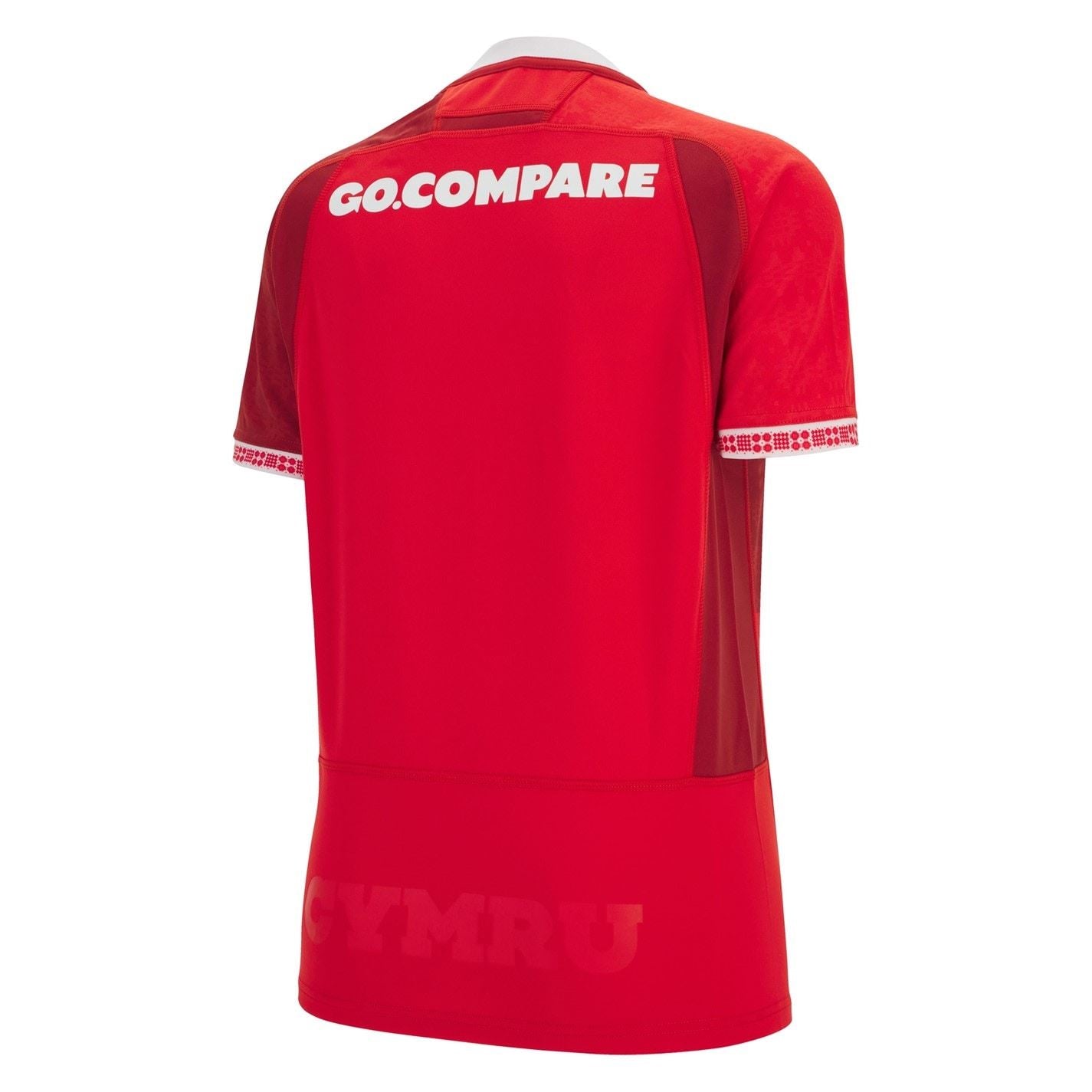 Macron Womens Wales Rugby Home Shirt 2025