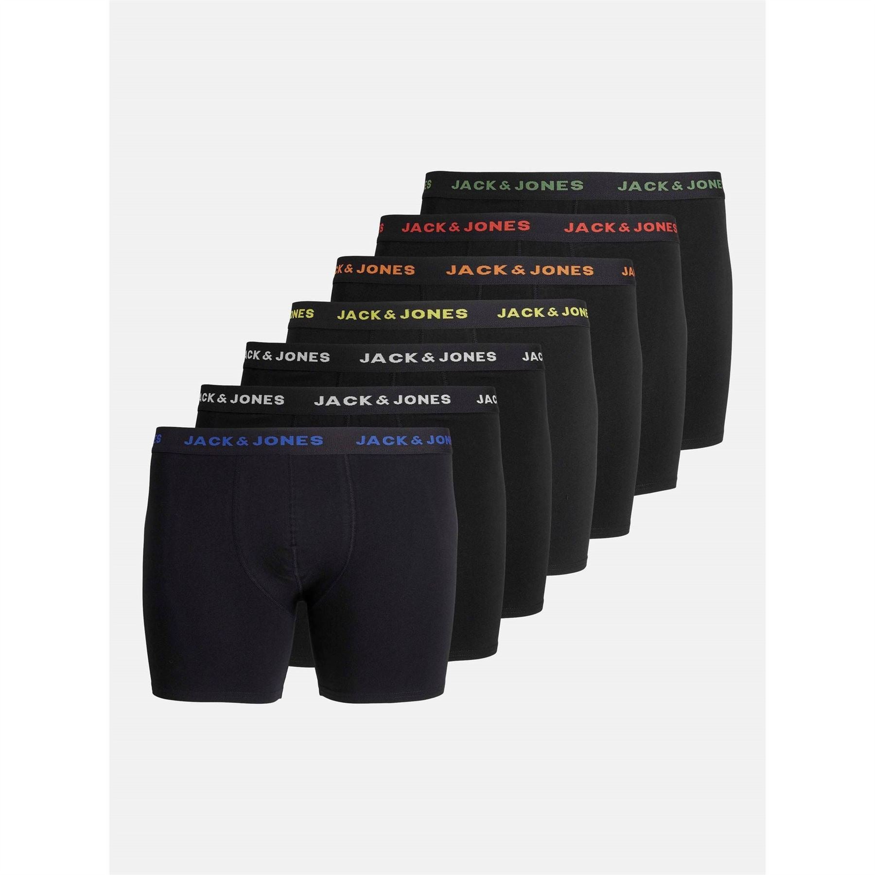 Jack and Jones Mens Pack  Basic Trunks Plus Size